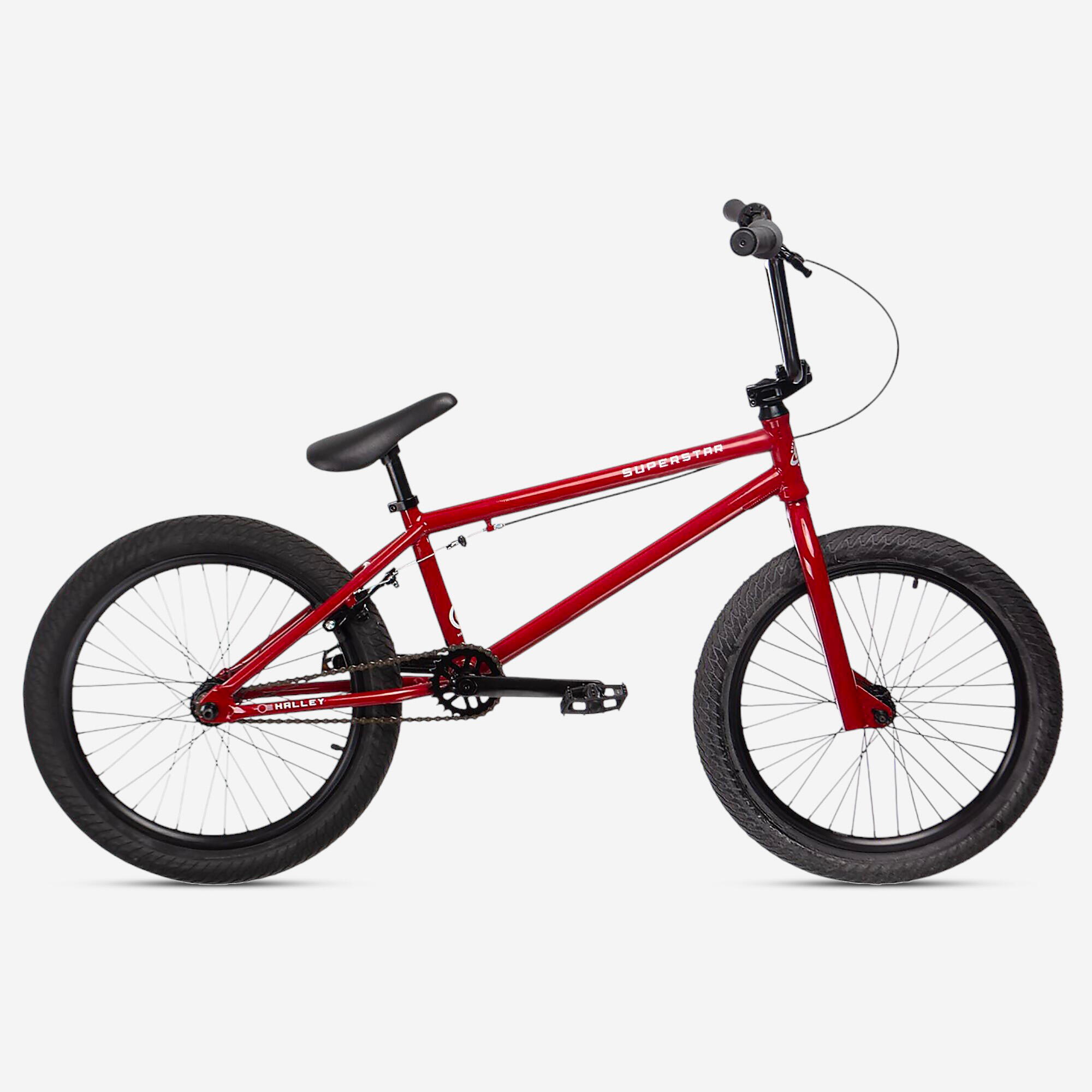 Superstar BMX Rad 20 Zoll Superstar Halley rot