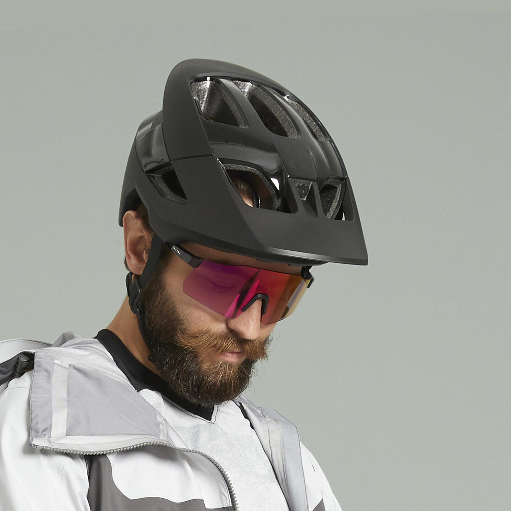 Rockrider Fahrradhelm Rockrider Feel schwarz