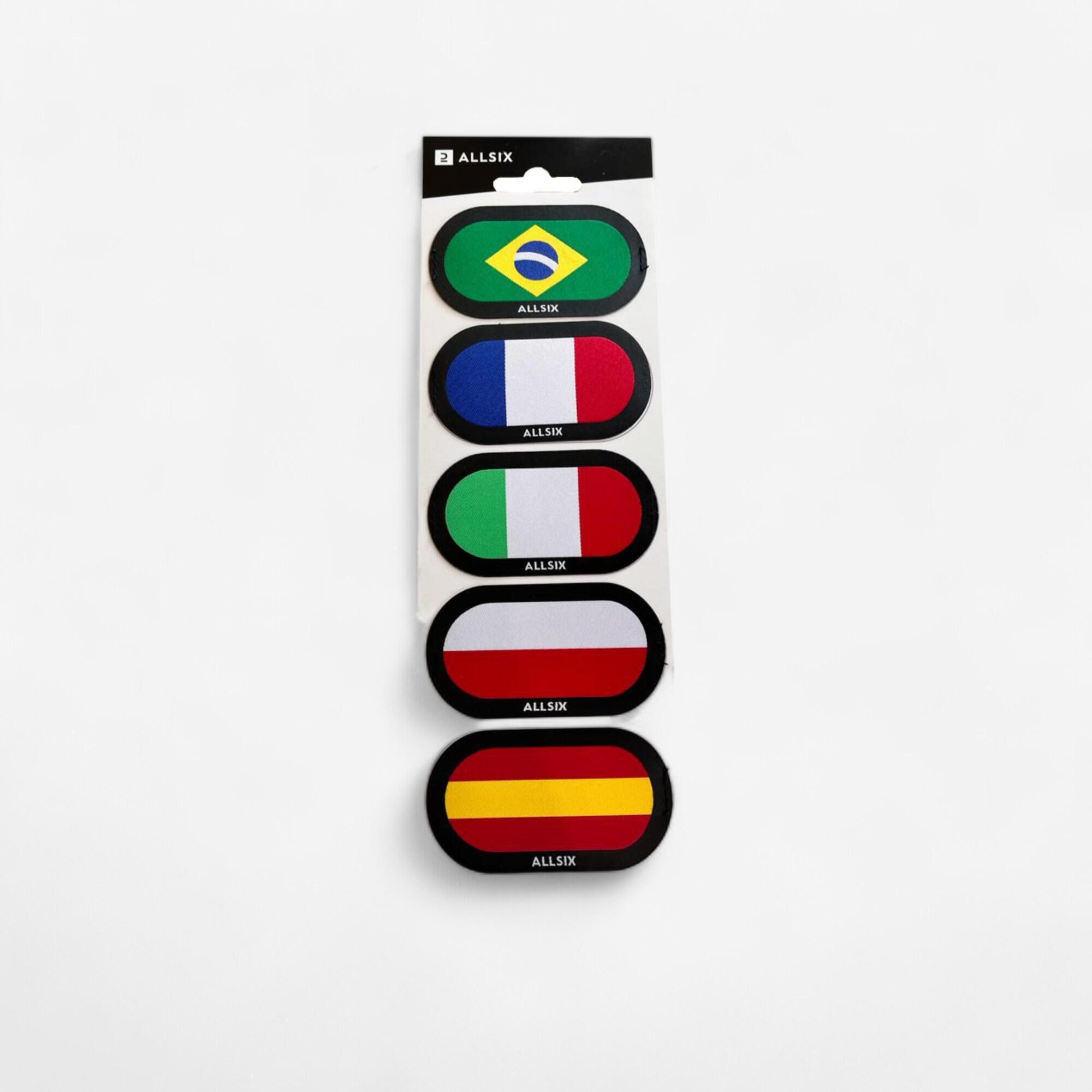 Allsix Reparaturset Volleyball 5 selbstklebende Patches