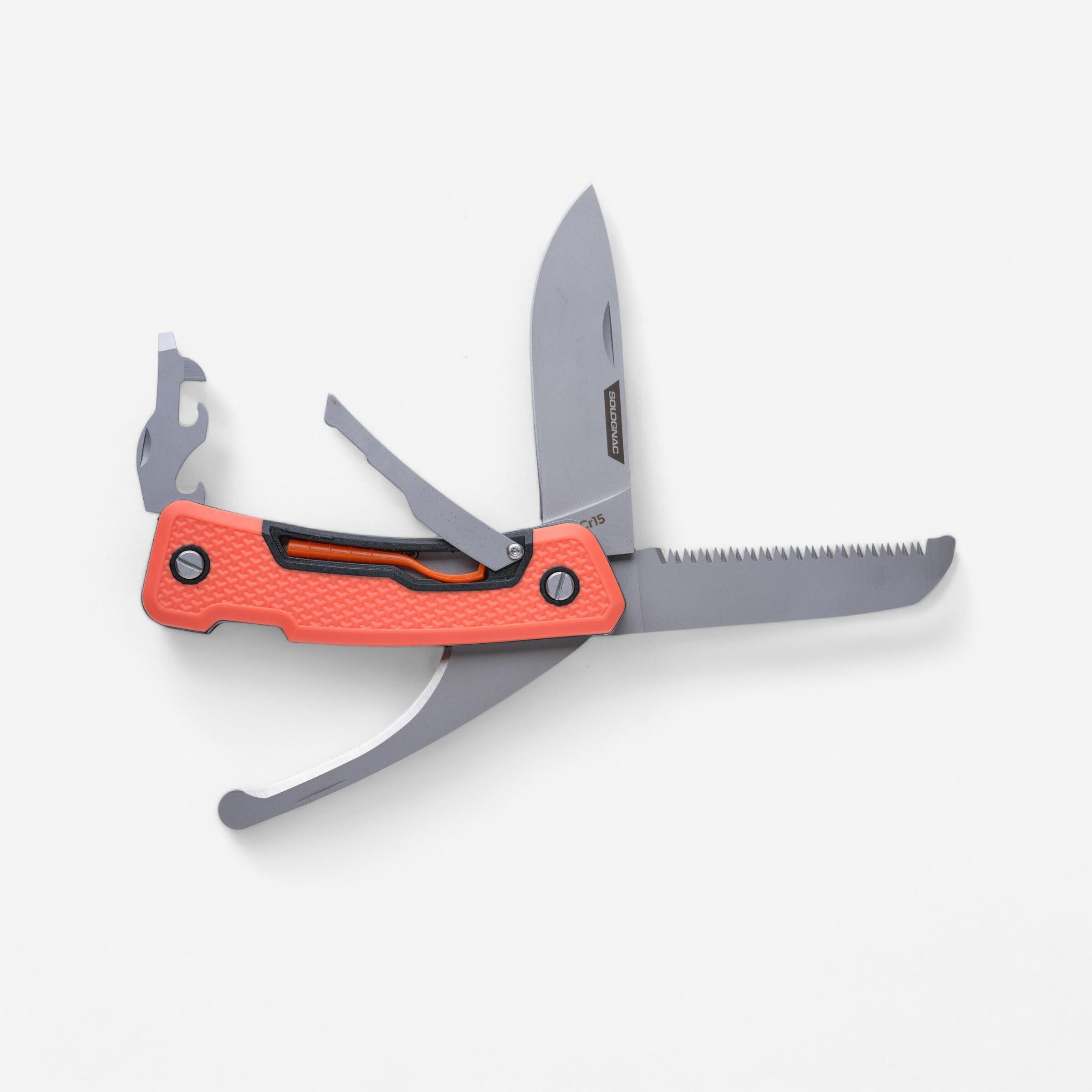 Solognac Jagd-Multifunktionsmesser × 7 Orange