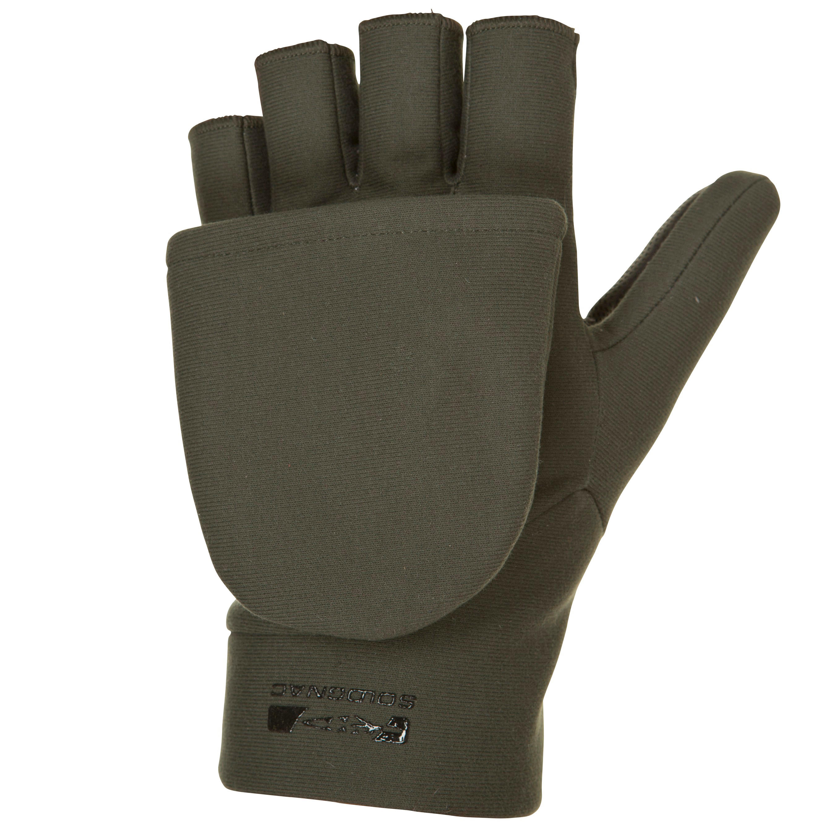 Solognac Jagdhandschuhe Softshell 500 grün