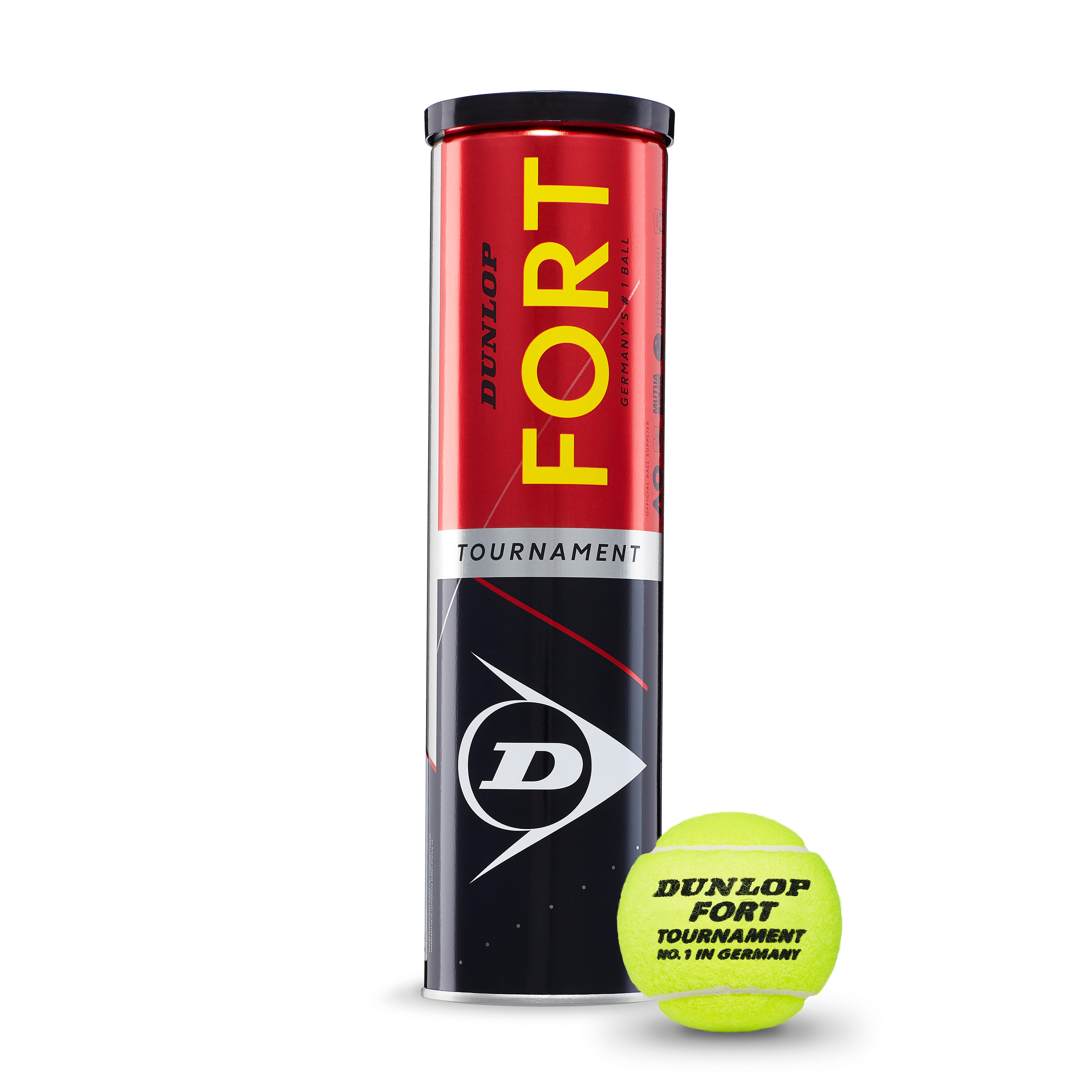 Dunlop Tennisball Fort Tournament 4er Dose