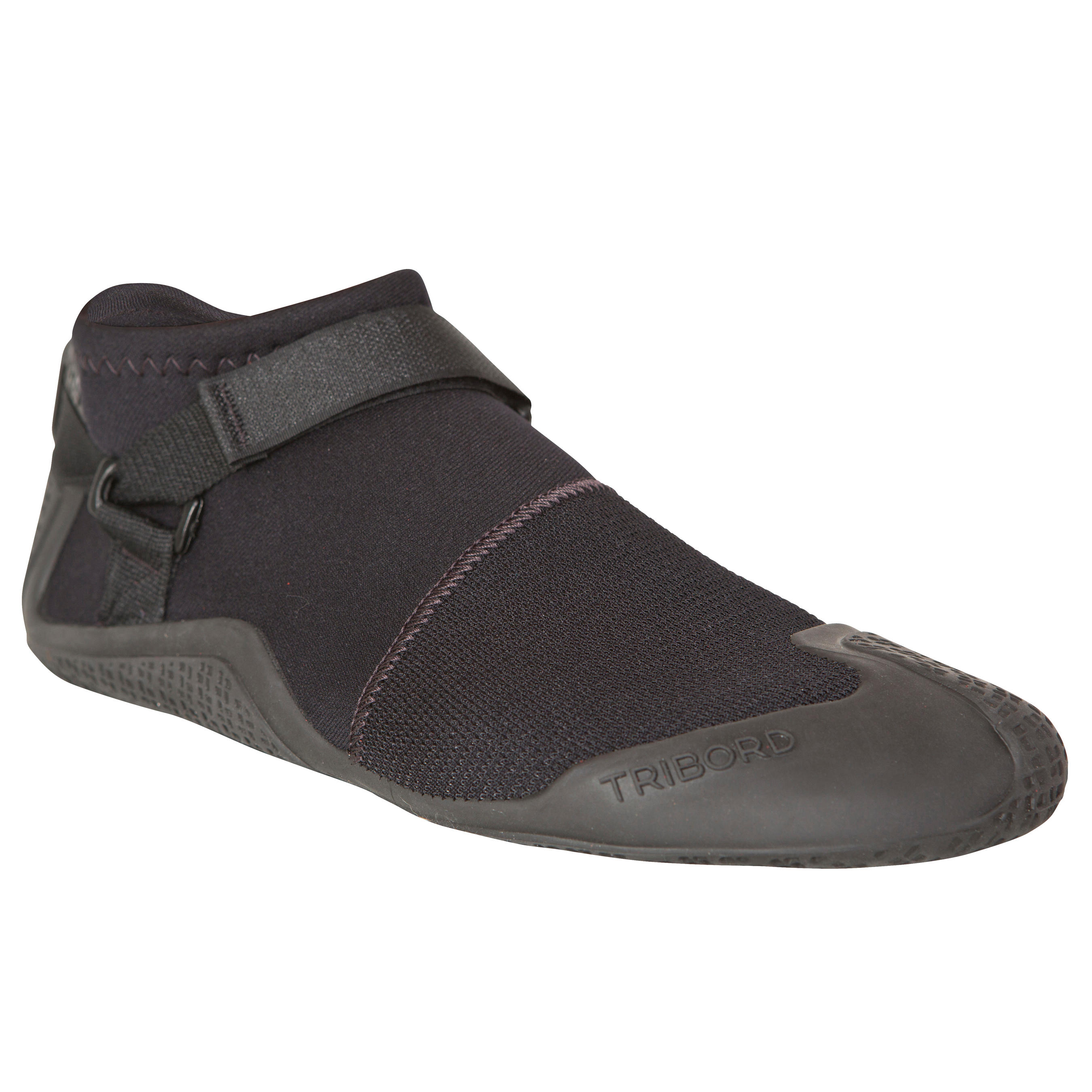 Olaian Neoprenschuhe Surfen 3 mm schwarz