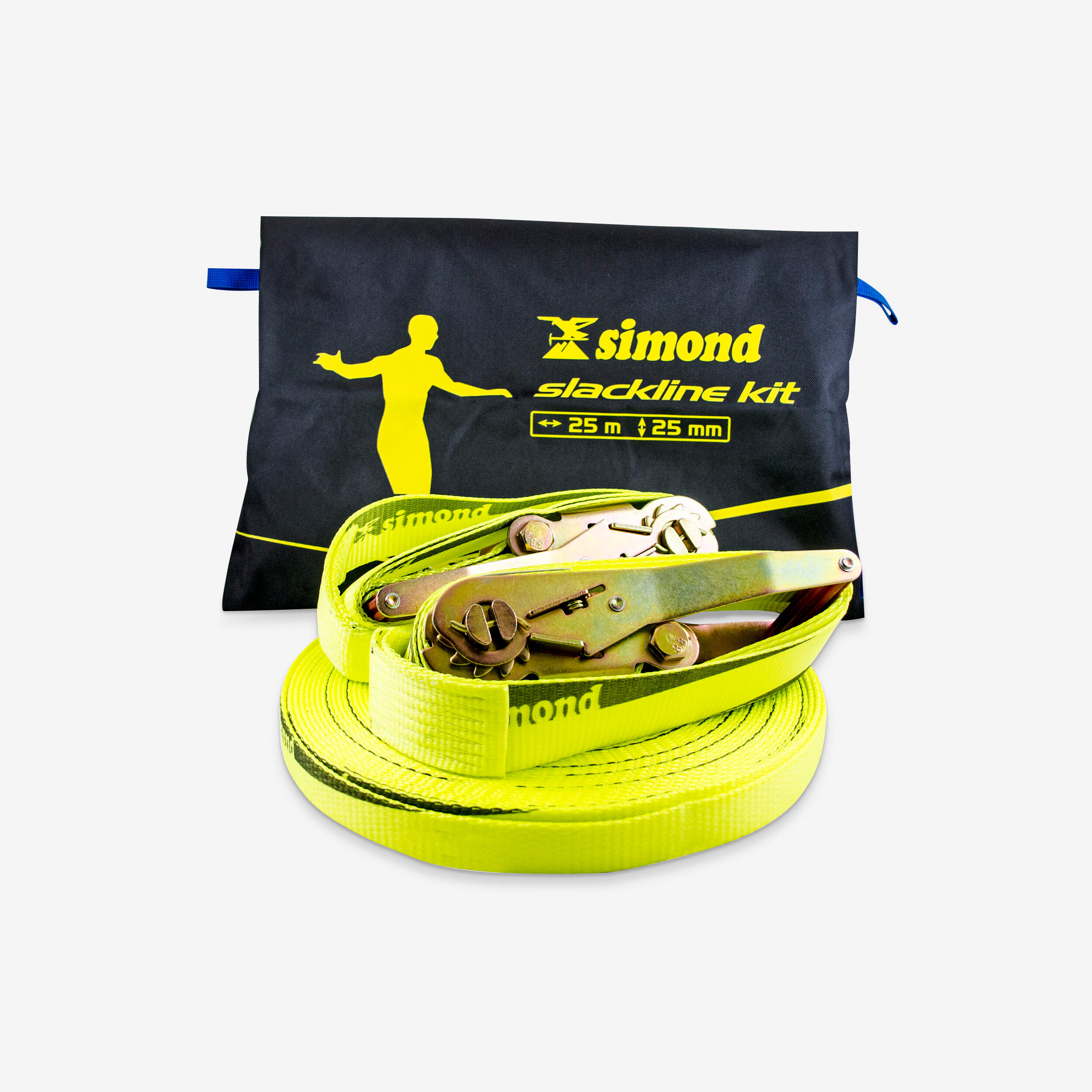 Simond Slackline 2,5 cm × 25 m gelb