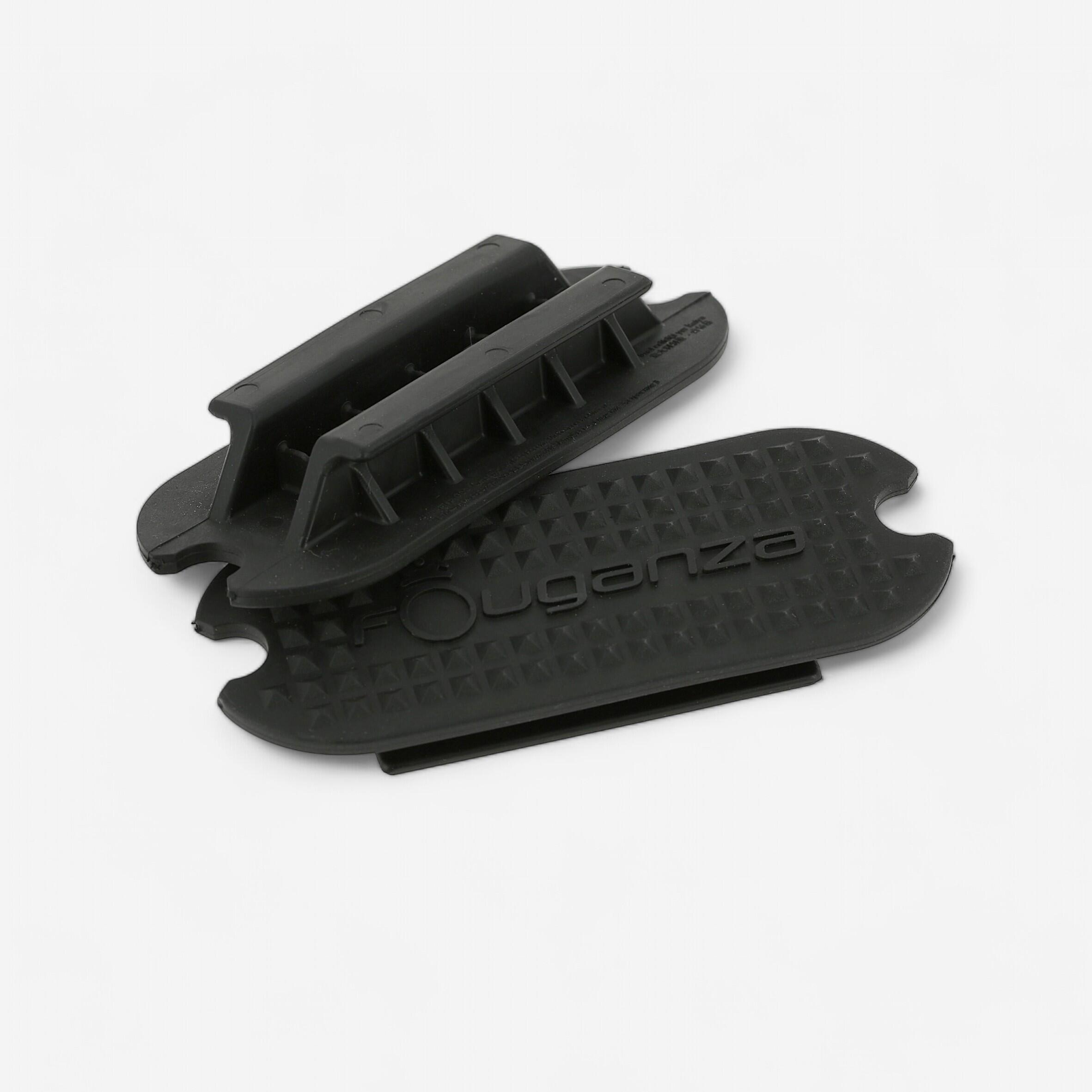 Fouganza Steigbügeleinlagen Erwachsene schwarz