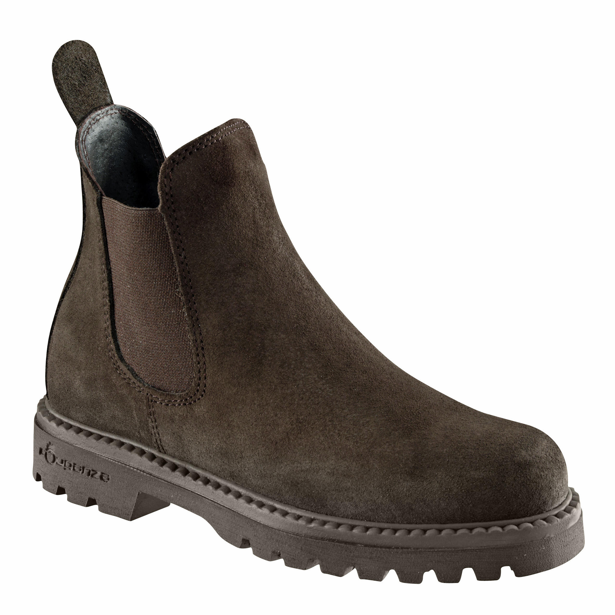 Fouganza Reitstiefeletten Sentier leder Erwachsene braun