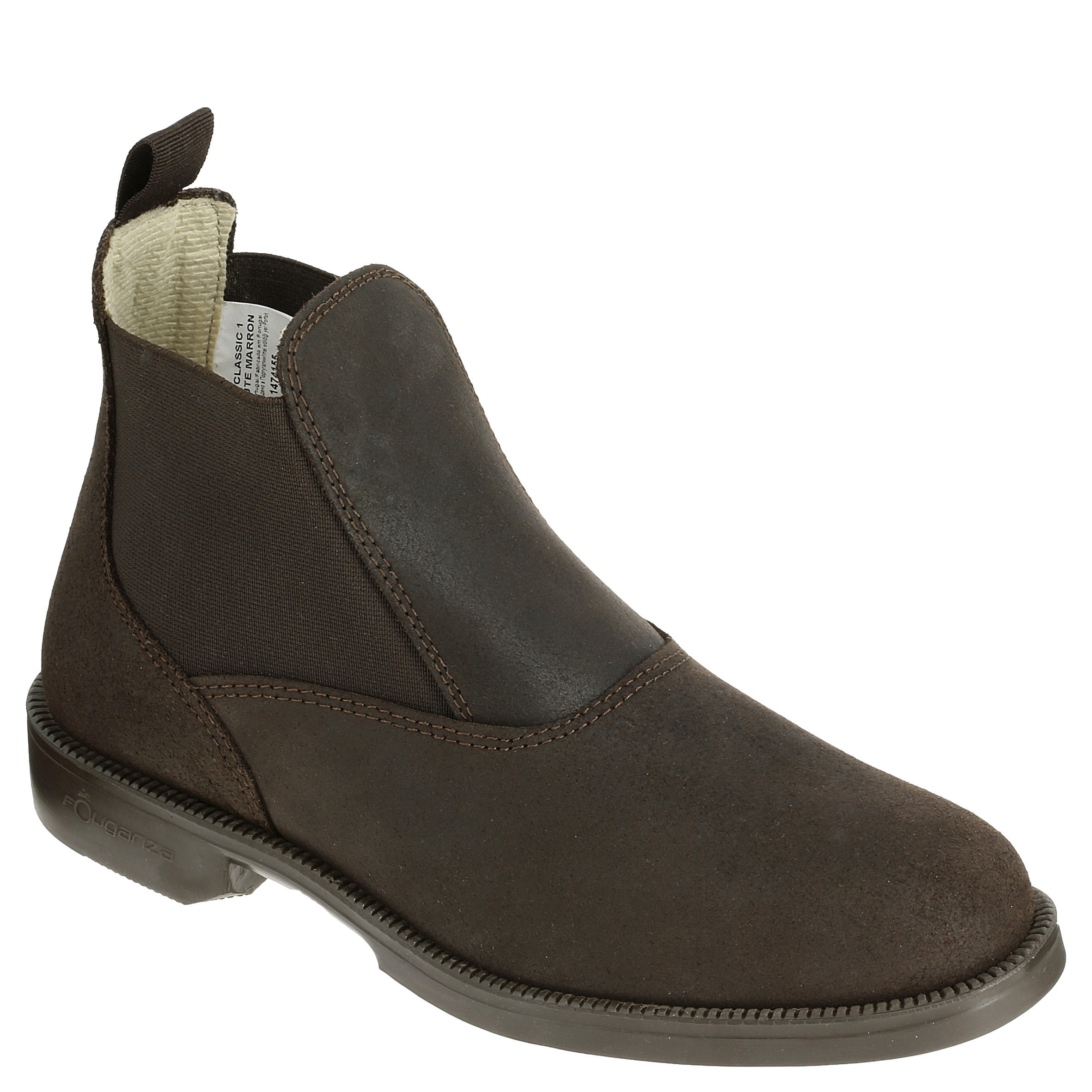 Fouganza Reitstiefeletten Classic Leder braun