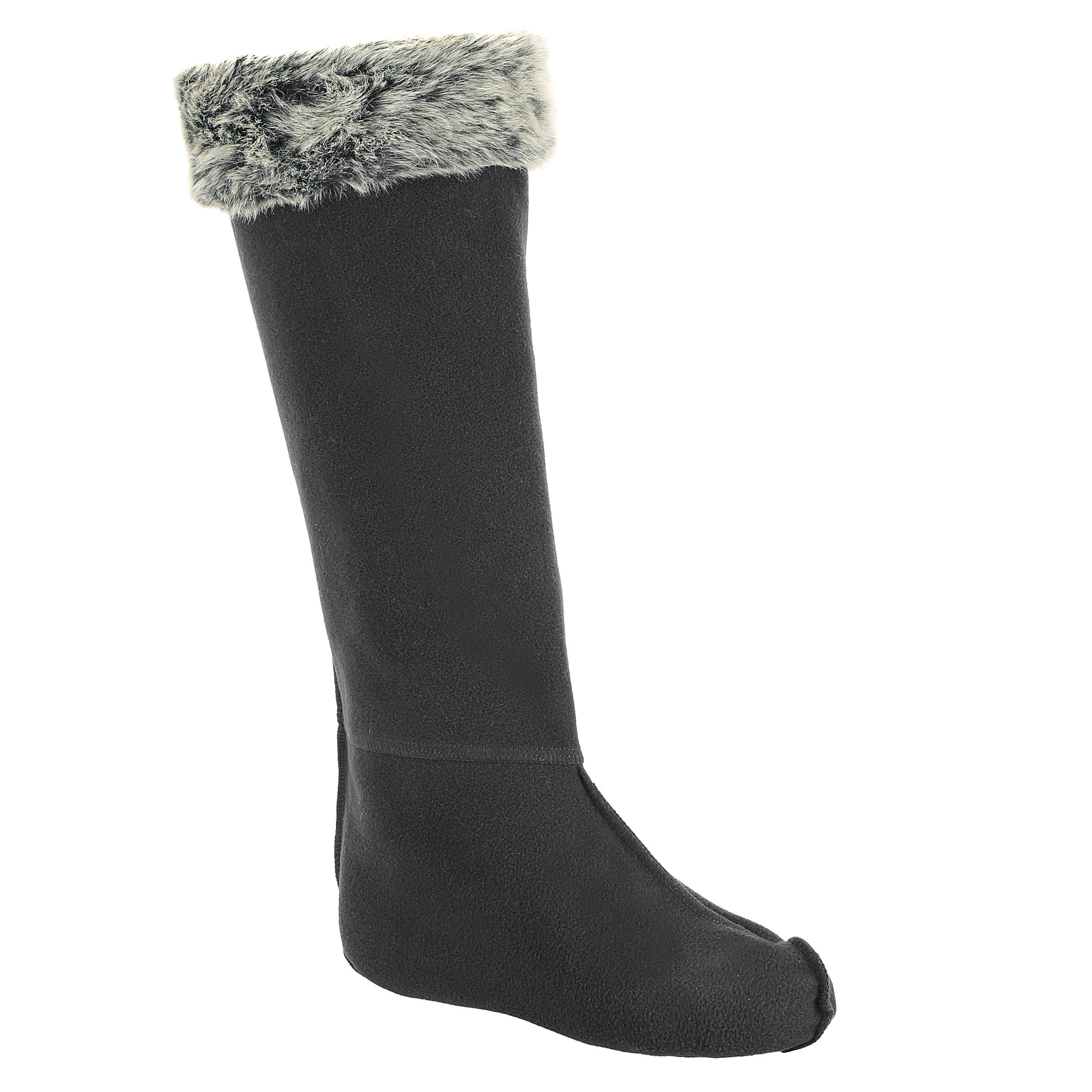 Fouganza Thermo-Stiefelsocken Fleece/Pelzrand Erwachsene