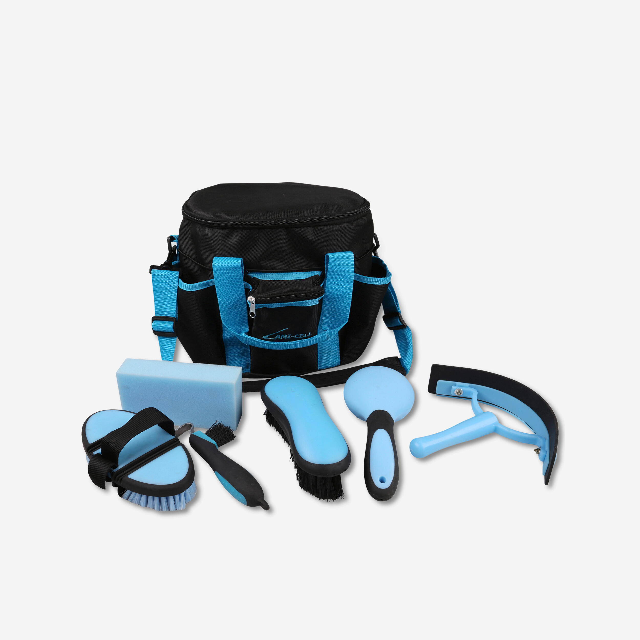 Lami-cell Putzset Putztasche Lami-Cell 6-Teilig blau/grau