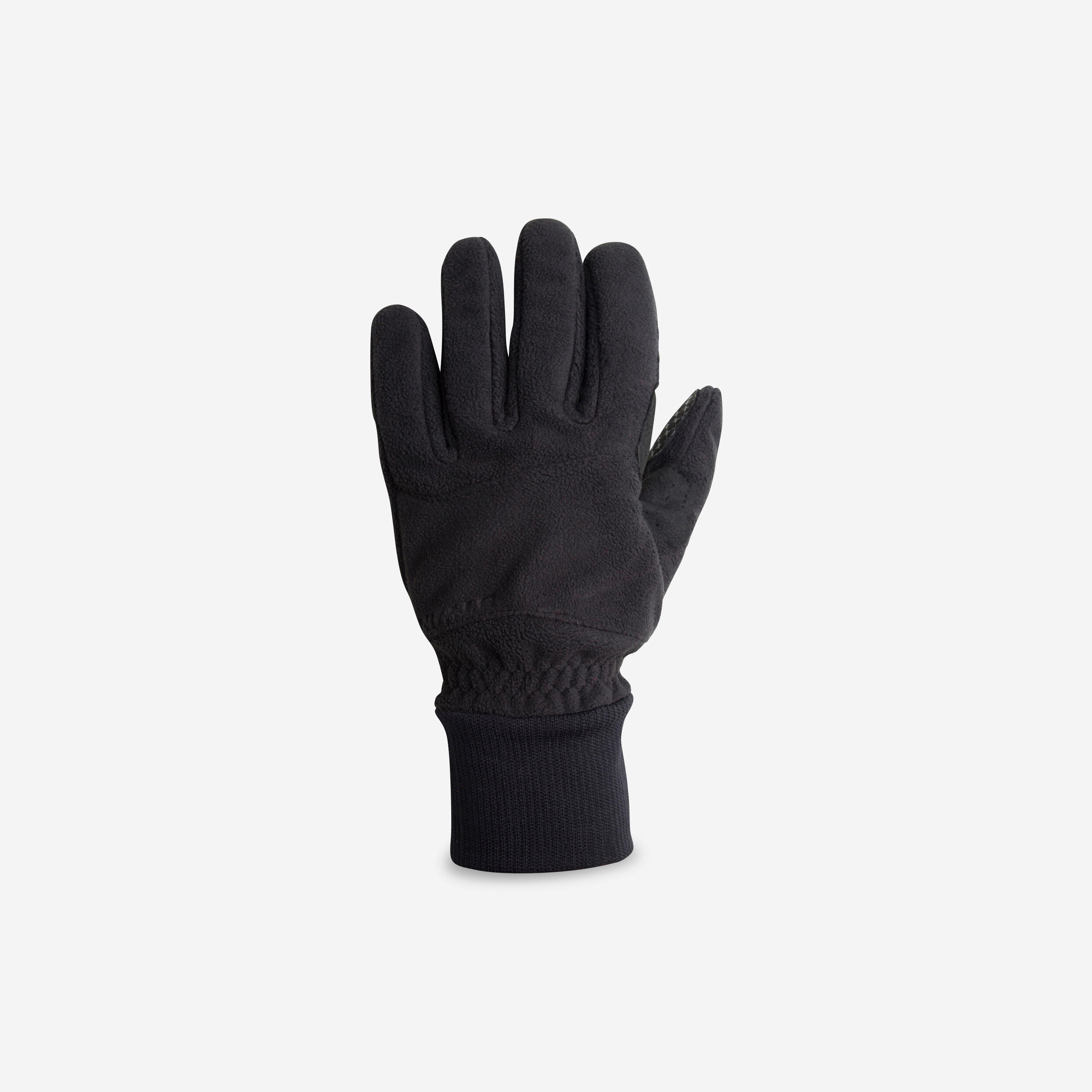 Triban Fahrrad-Winterhandschuhe 100 Fleece schwarz