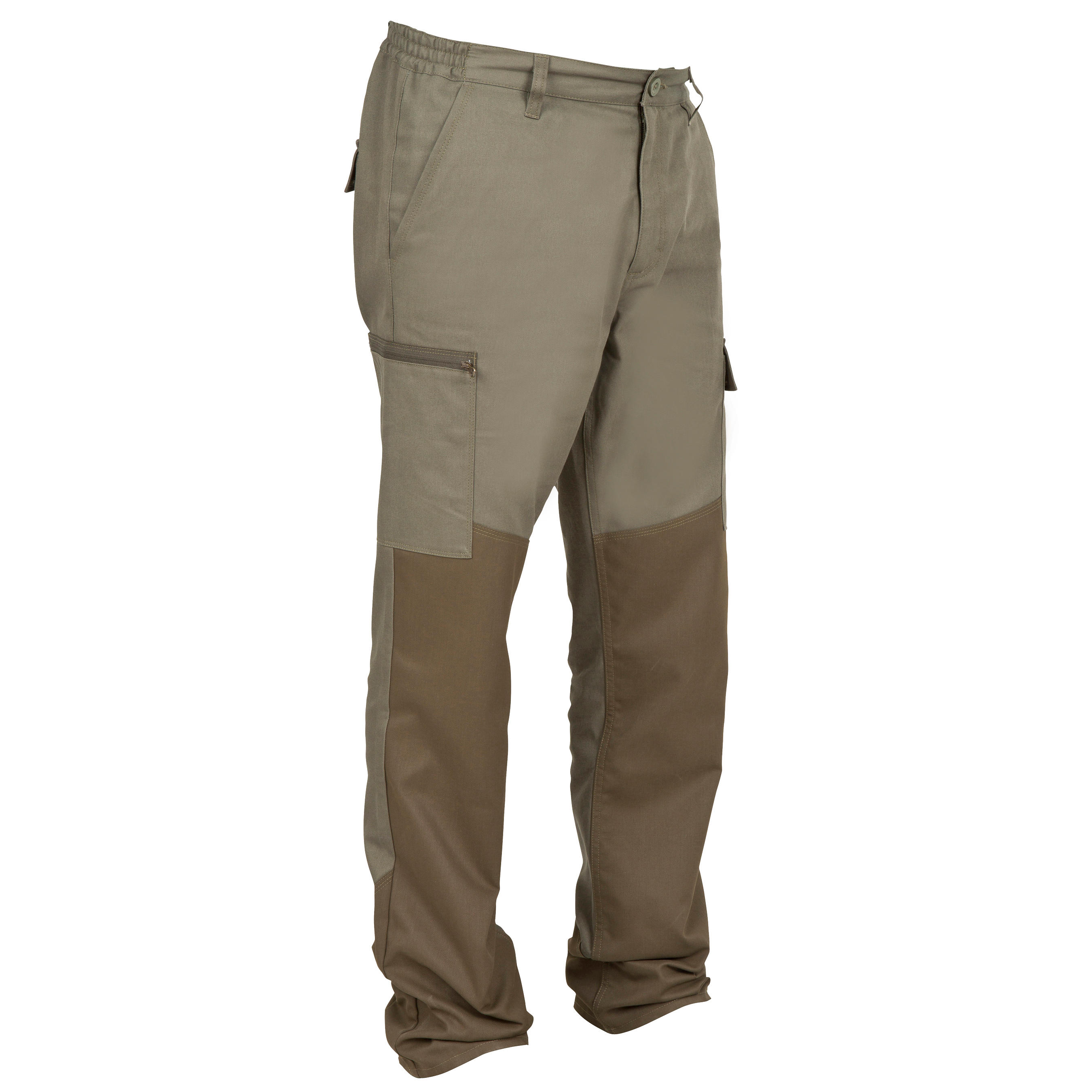 Solognac Jagdhose 100 grün mit Verstärkungen