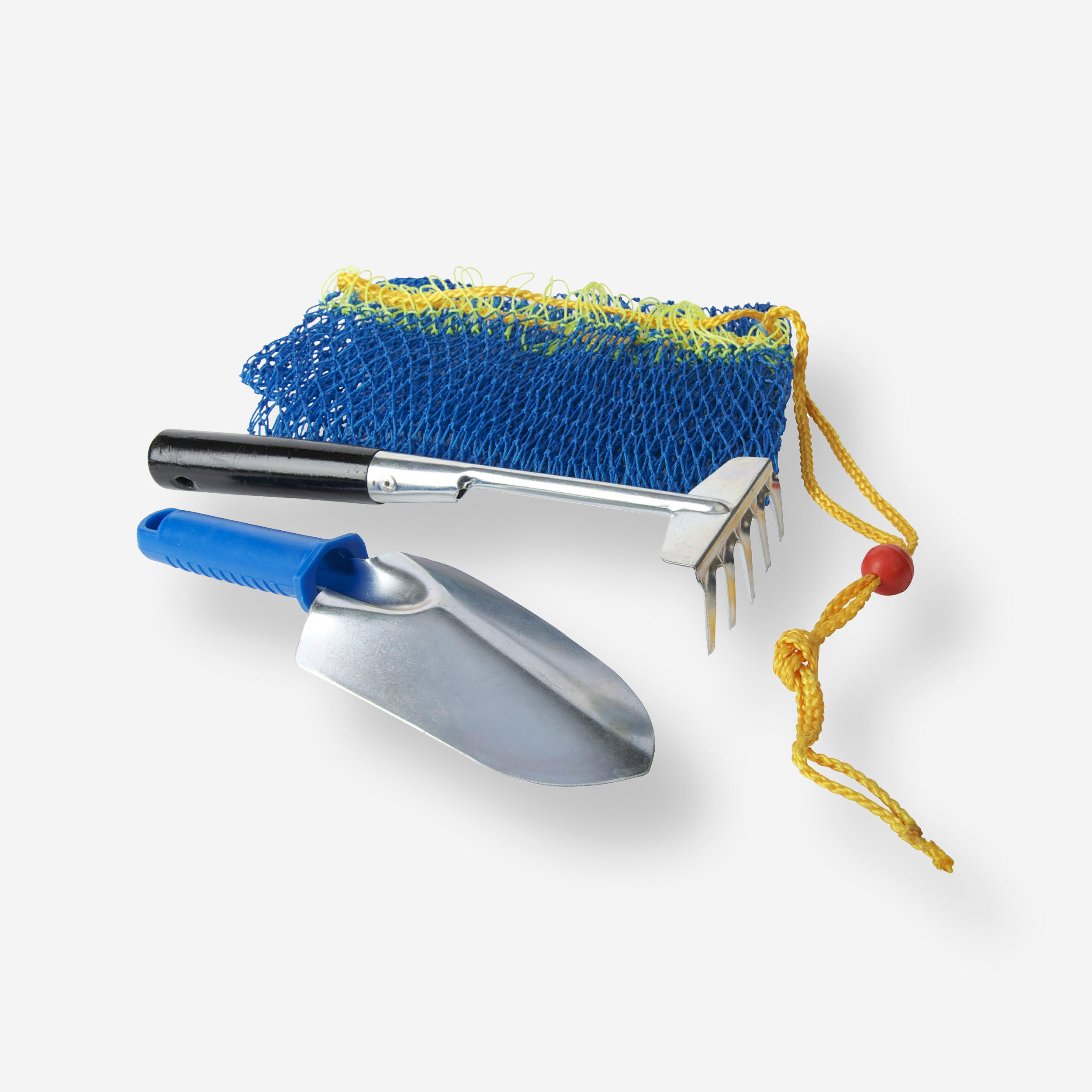 Tortue Set zum Meeresfrüchte- Sammeln Harke Beutel Schaufel