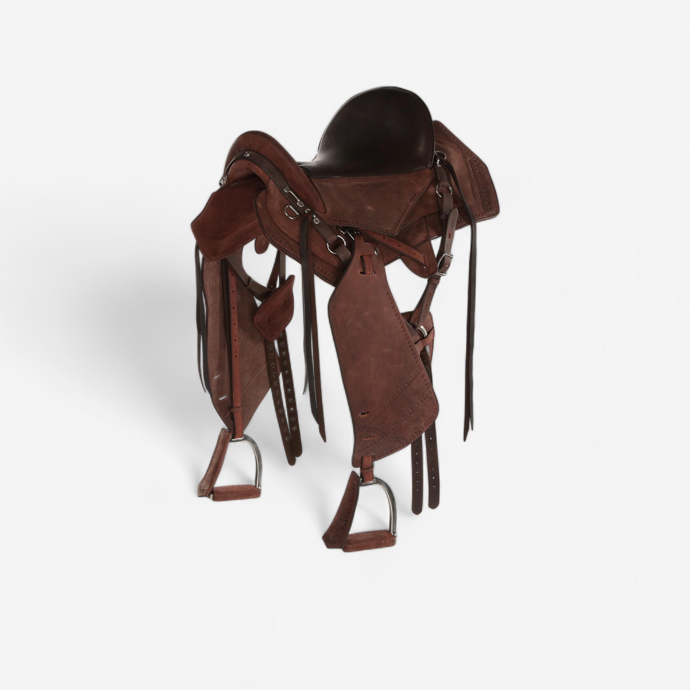 Fouganza Sattel Wanderreiten Pferd braun