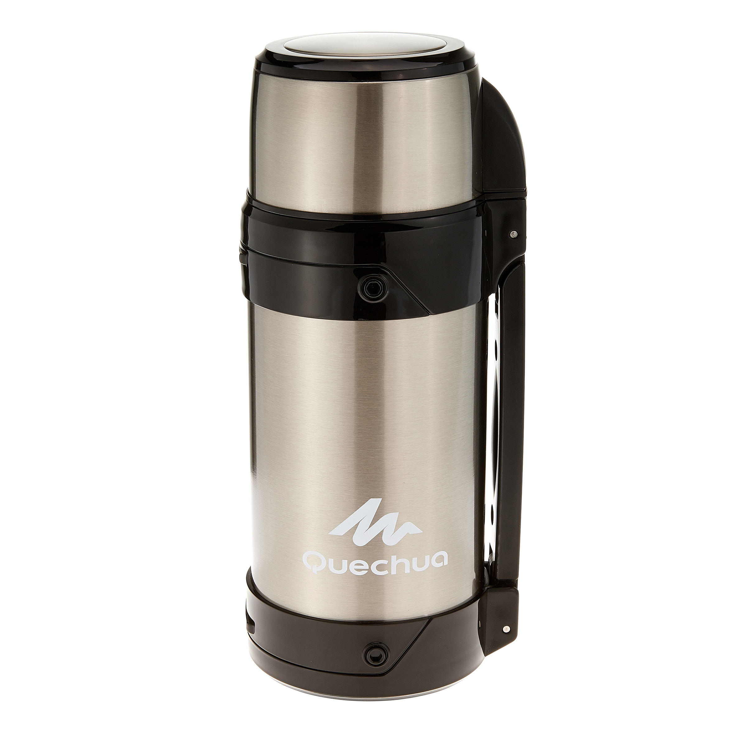 Quechua Isolierflasche Wandern Inox Edelstahl 1,5 Liter