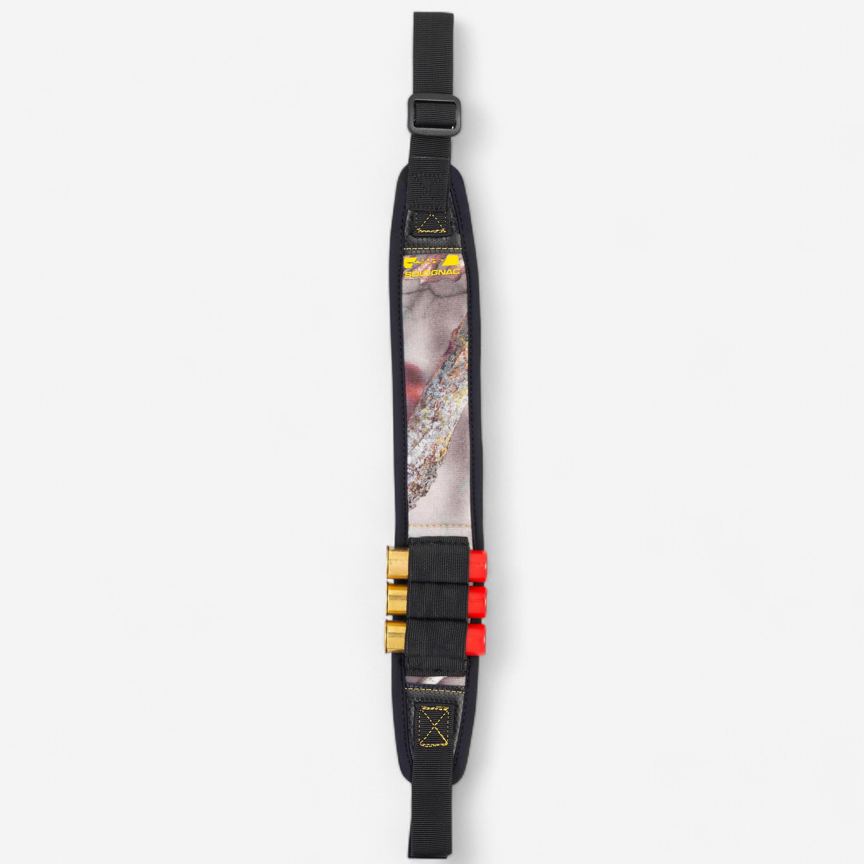 Solognac Gewehrriemen 300 Neopren camouflage/braun