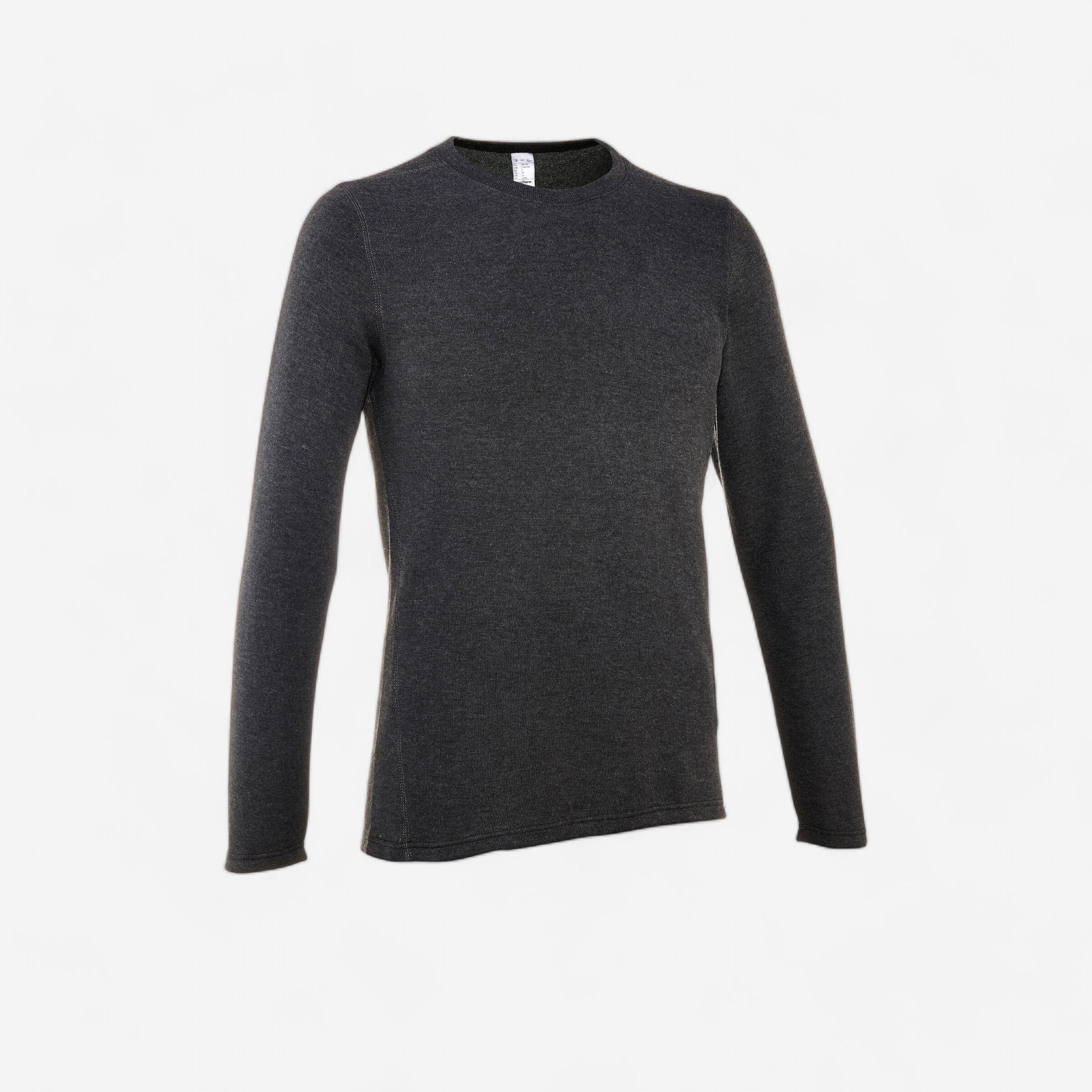 Quechua Pullover Naturwandern NH100 Herren dunkelgrau