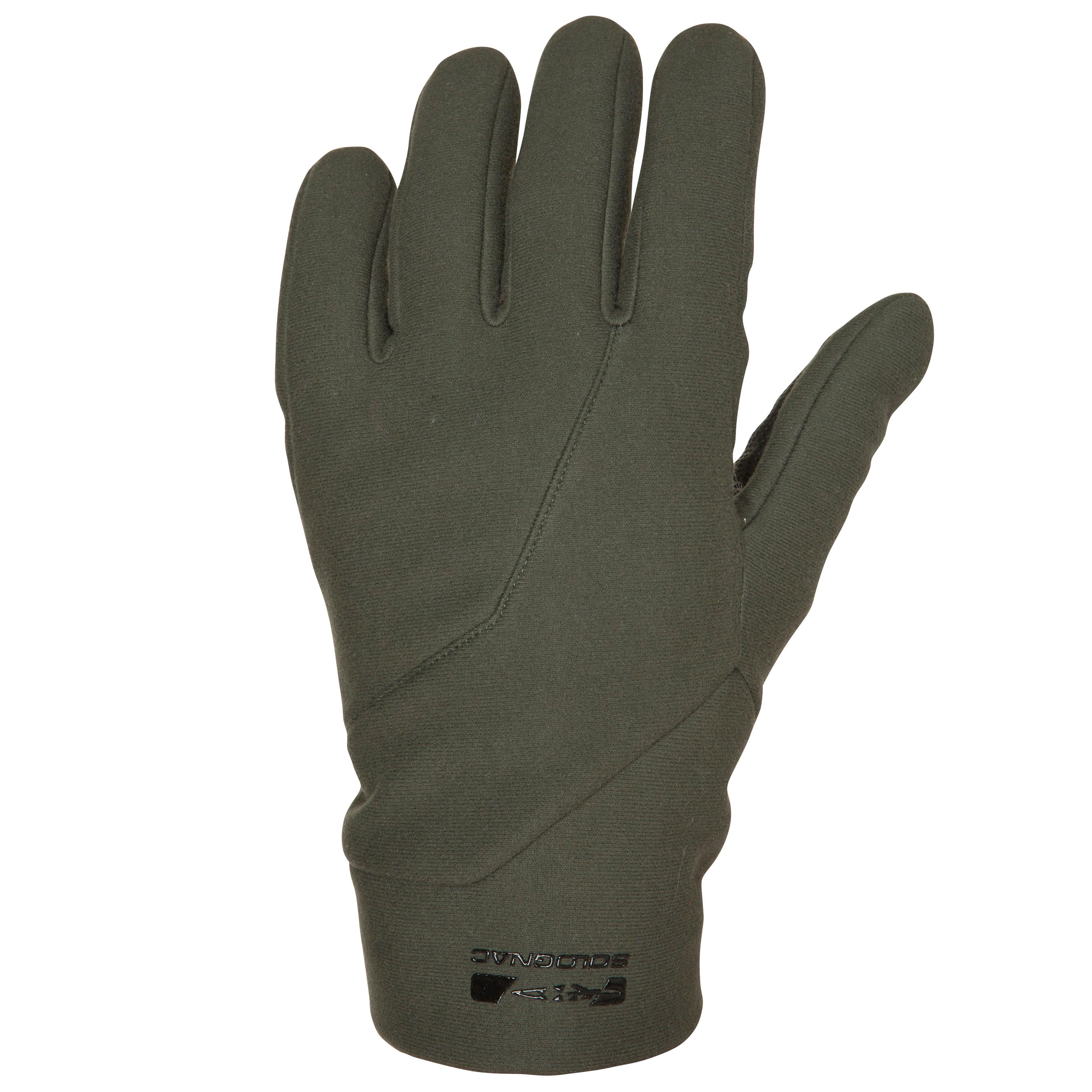 Solognac Jagd-Handschuhe 500 Softshellhandschuhe grün
