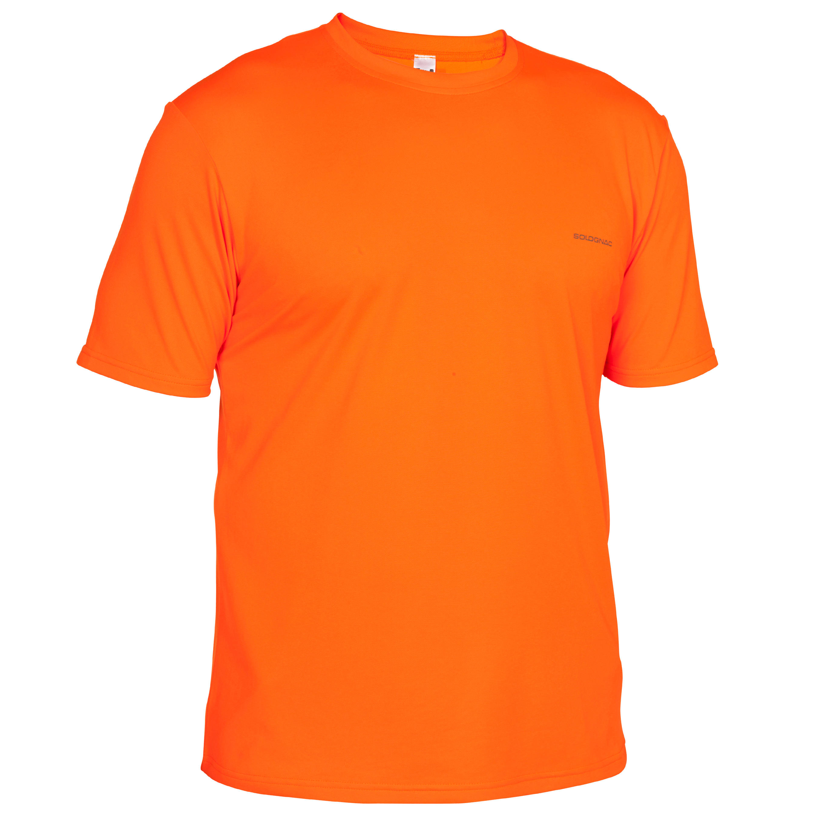 Solognac Jagdshirt kurzarm 300 atmungsaktiv orange