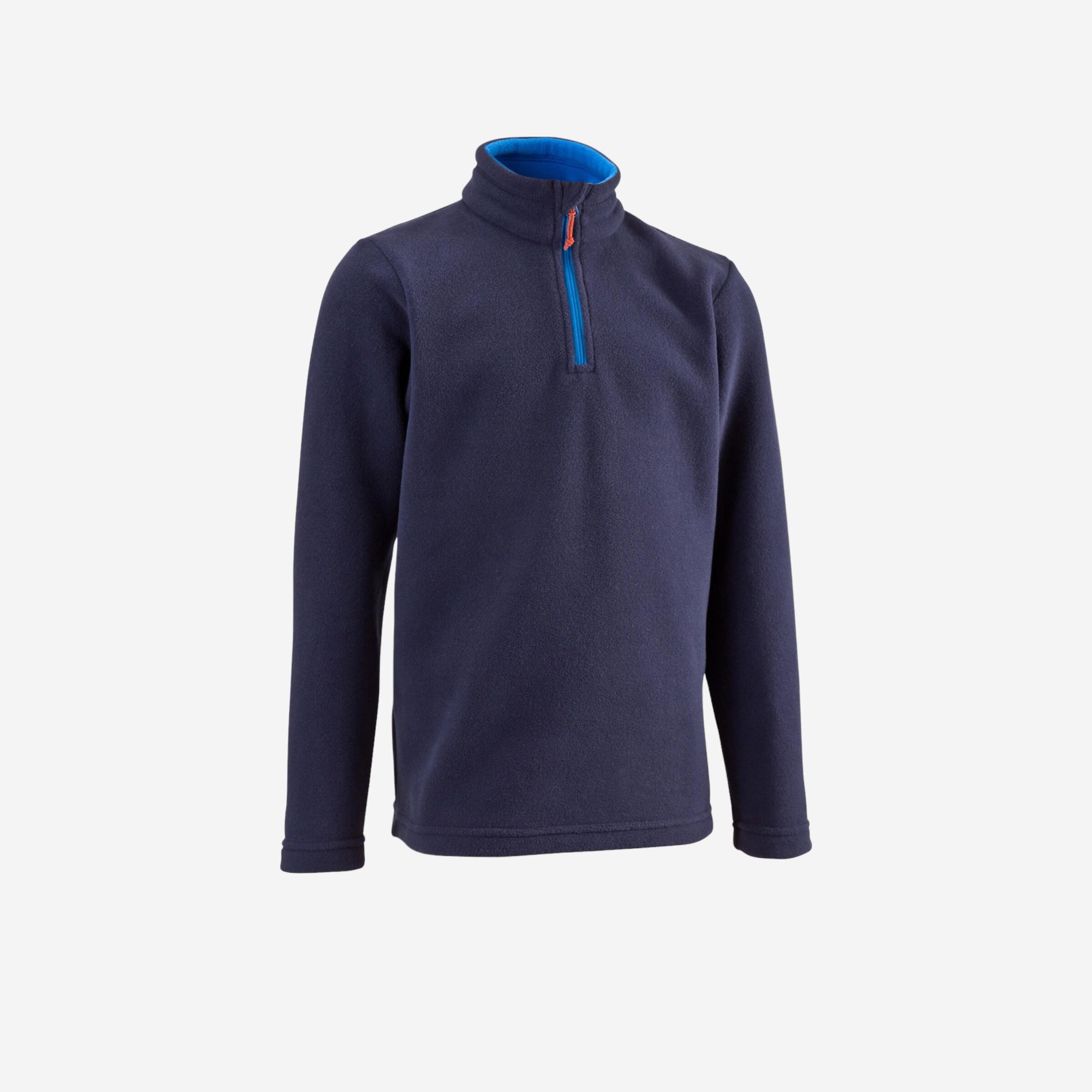 Quechua Fleecepullover Bergwandern MH100 Kleinkinder Gr. 92–116 marineblau
