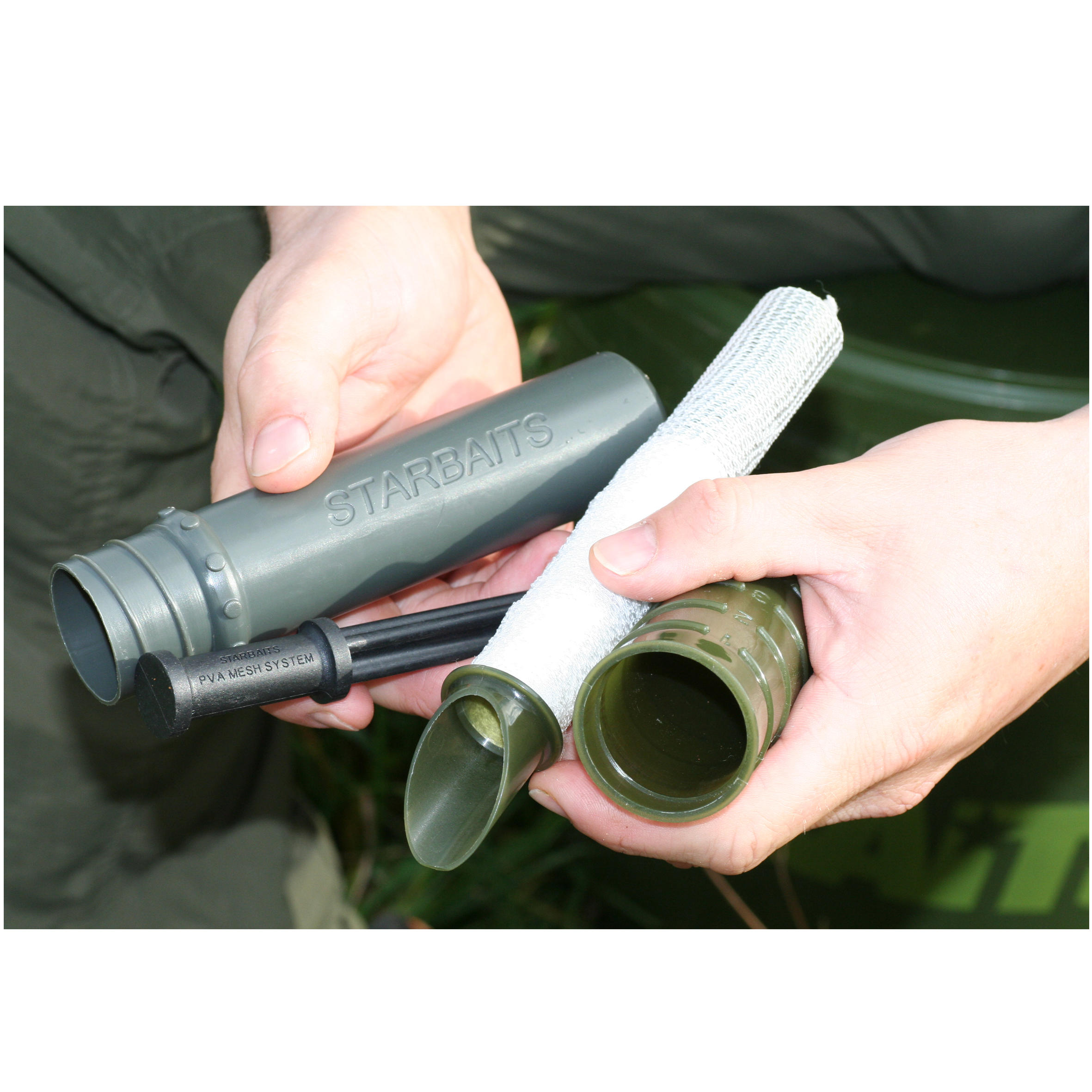 Starbaits Futterrohr PVA löslich Karpfenangeln System Stick 165 mm 5 m