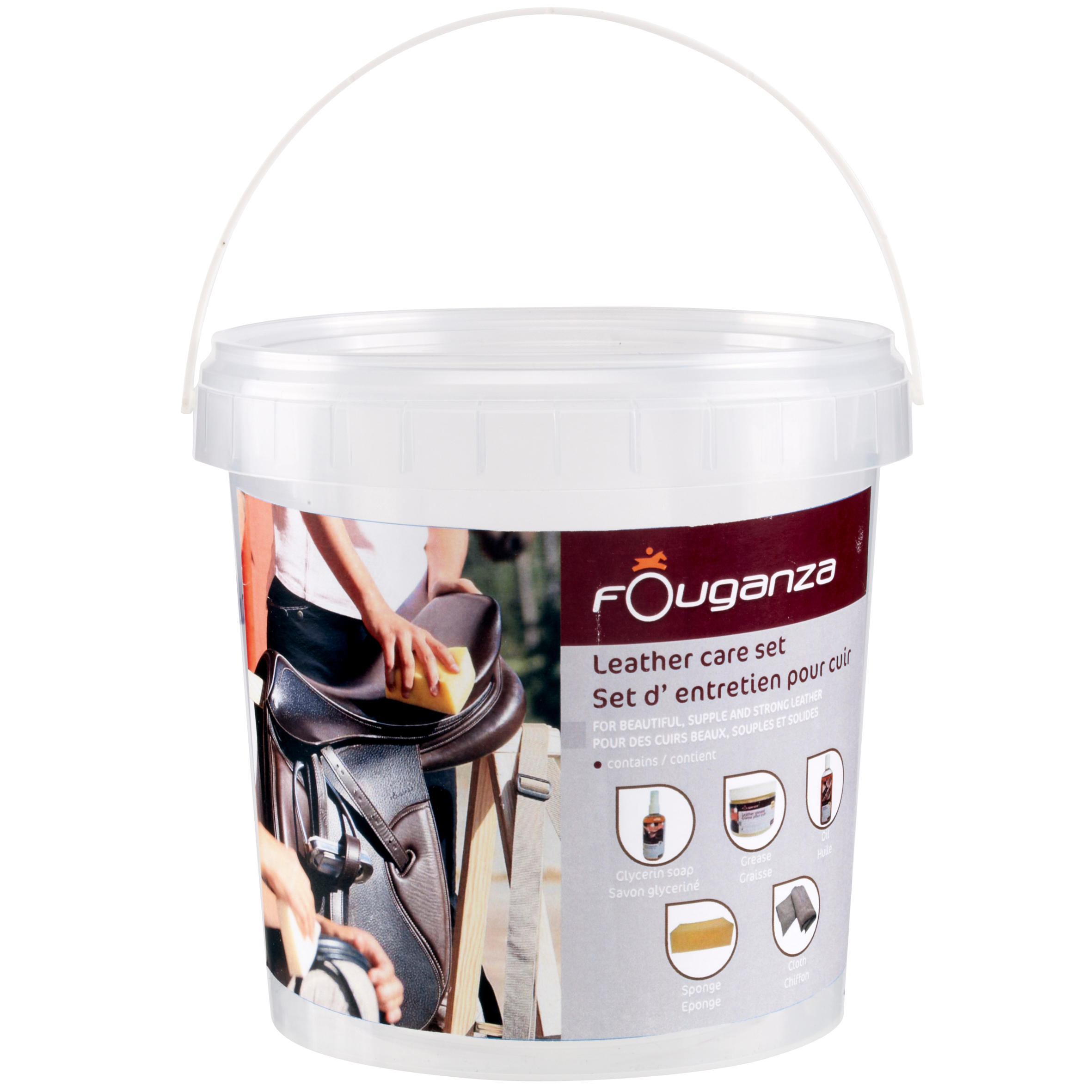 Fouganza Leder-Pflegeset Reitsport