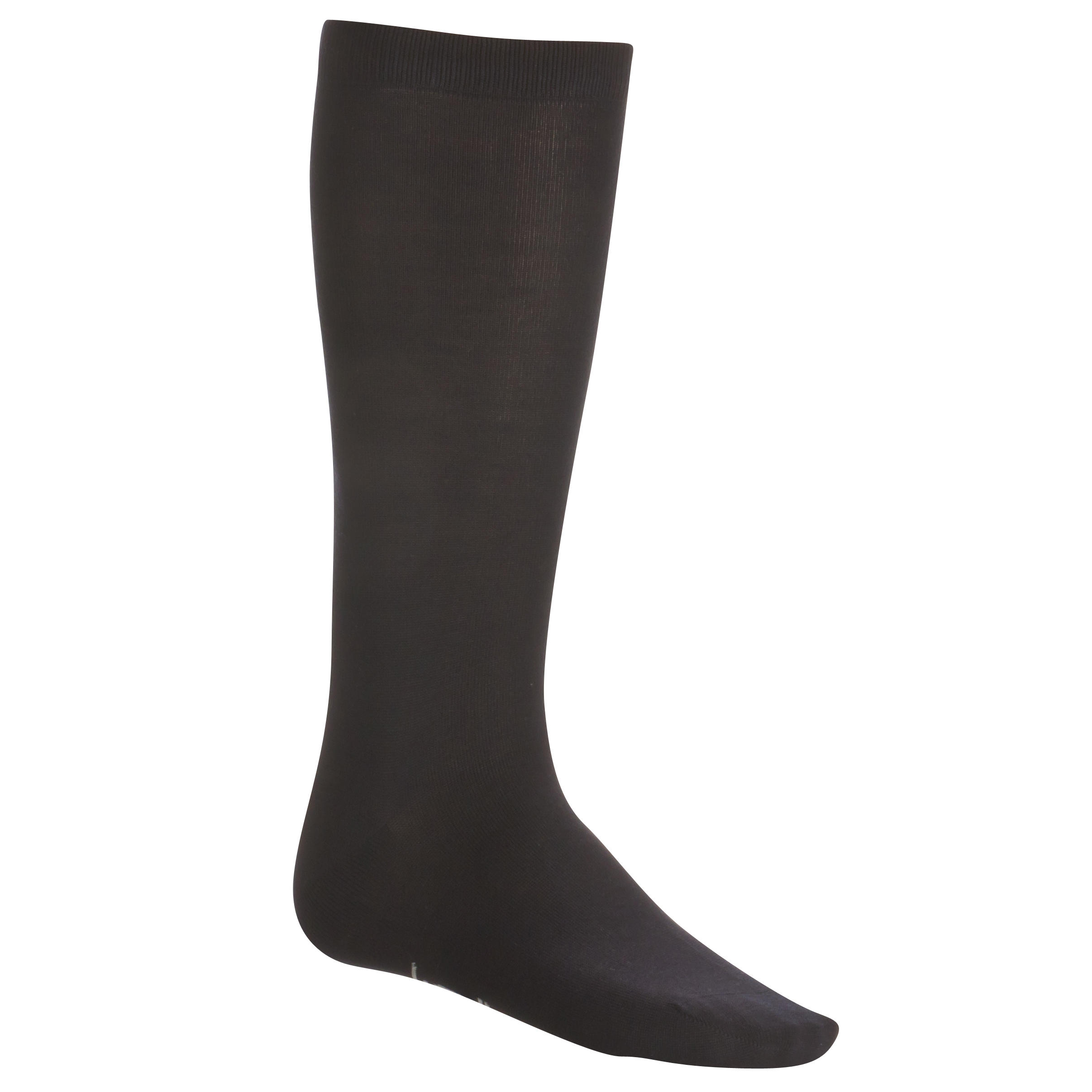 Wedze Ski-Unterziehsocken Seide Erwachsene schwarz