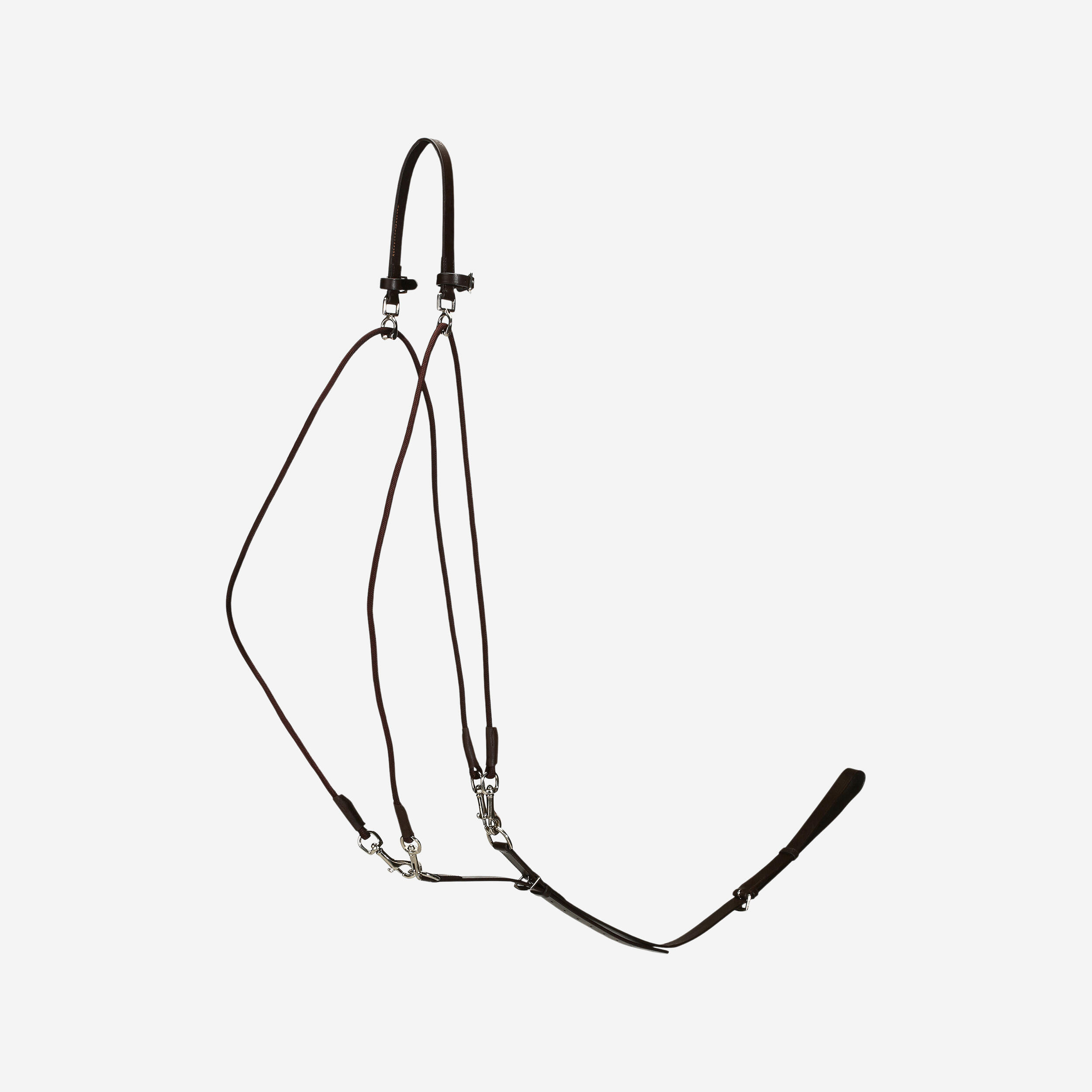 Fouganza Hilfszügel Schooling Pferd schwarz