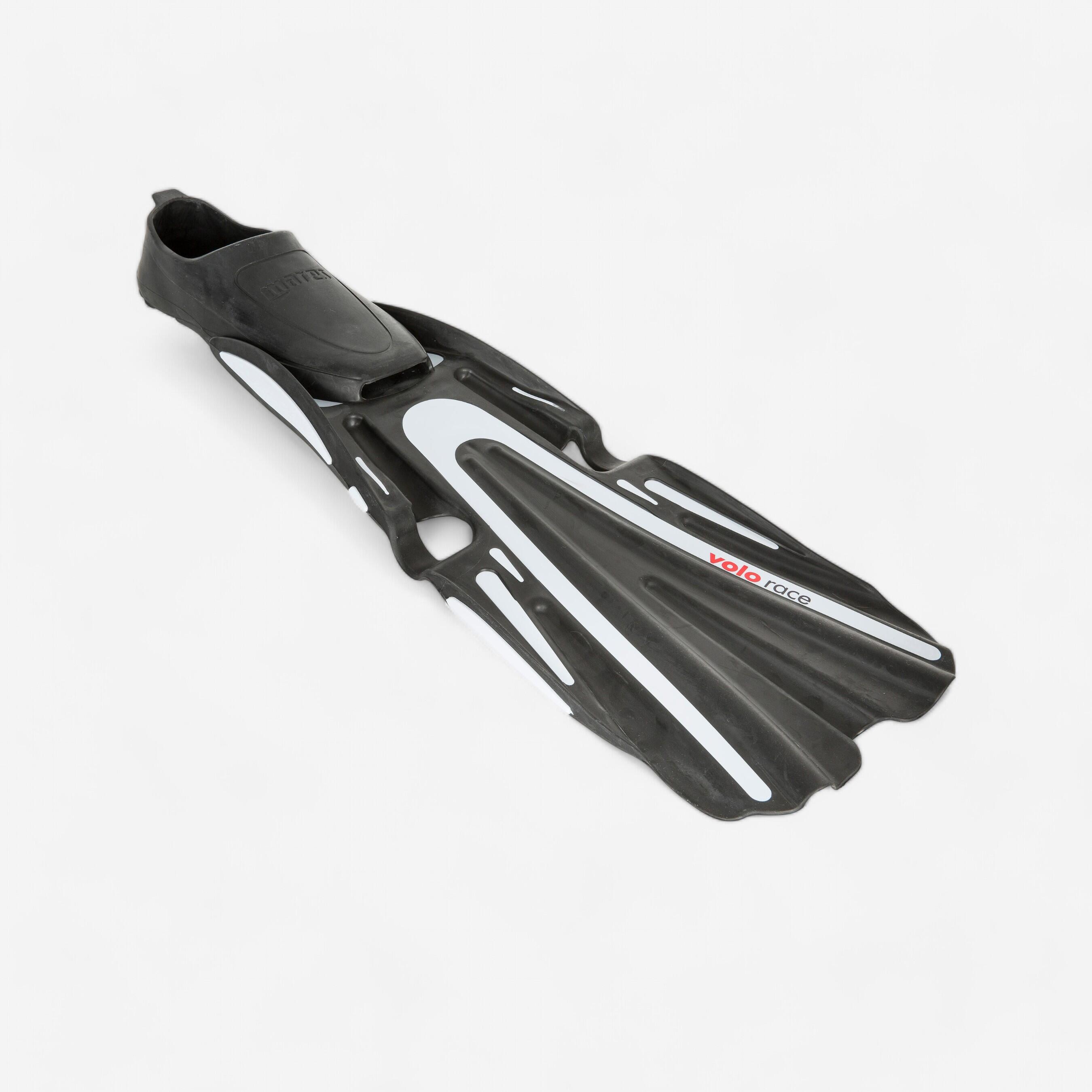 Mares Tauchflossen Damen/Herren Mares Volo Race schwarz/hellgrau