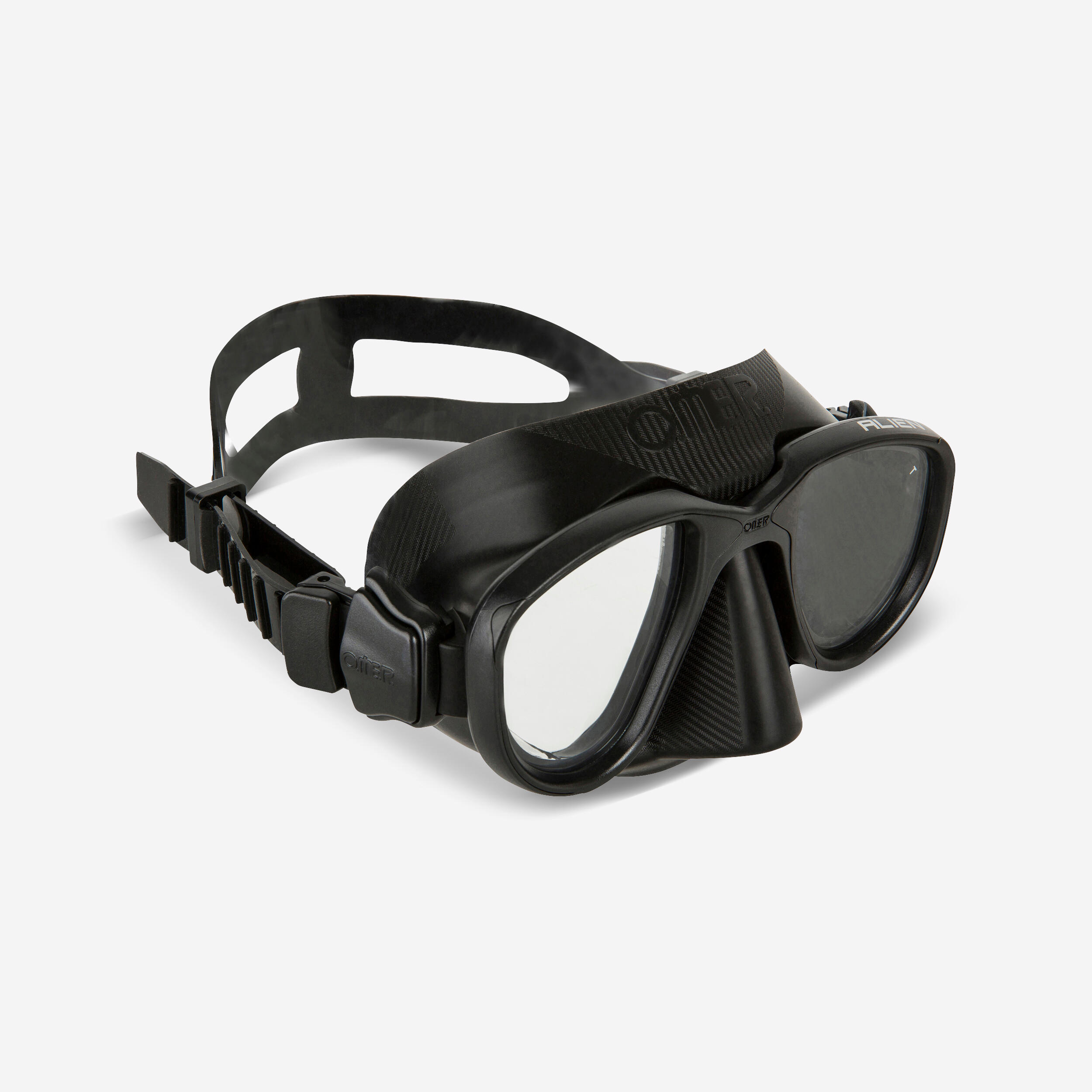 Omer Tauchmaske Freediving Damen/Herren Omer Alien schwarz