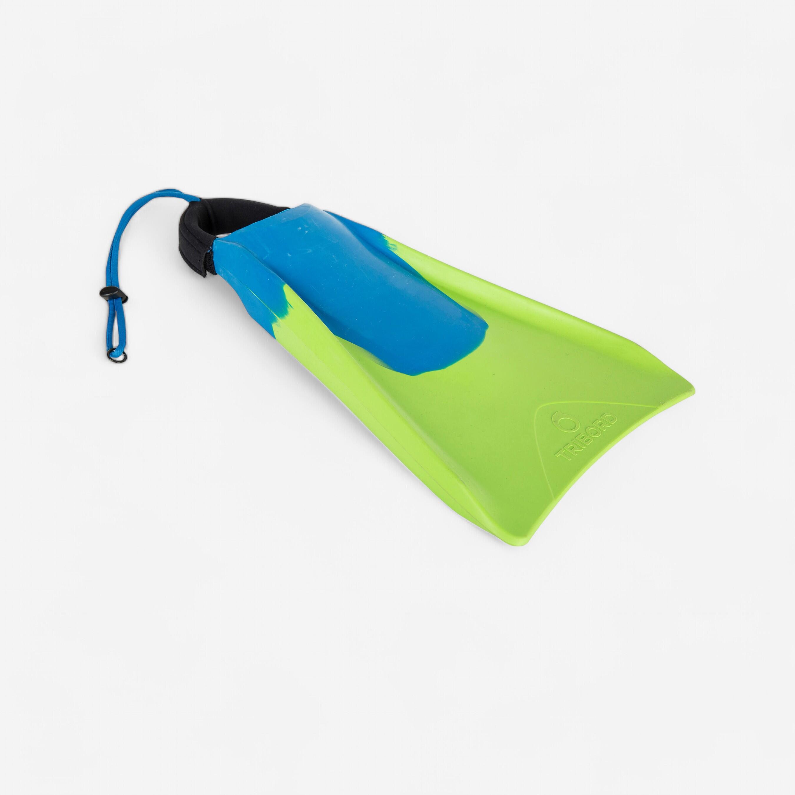 Radbug Bodyboard-Flossen 500 mit Leash schwarz/gelb