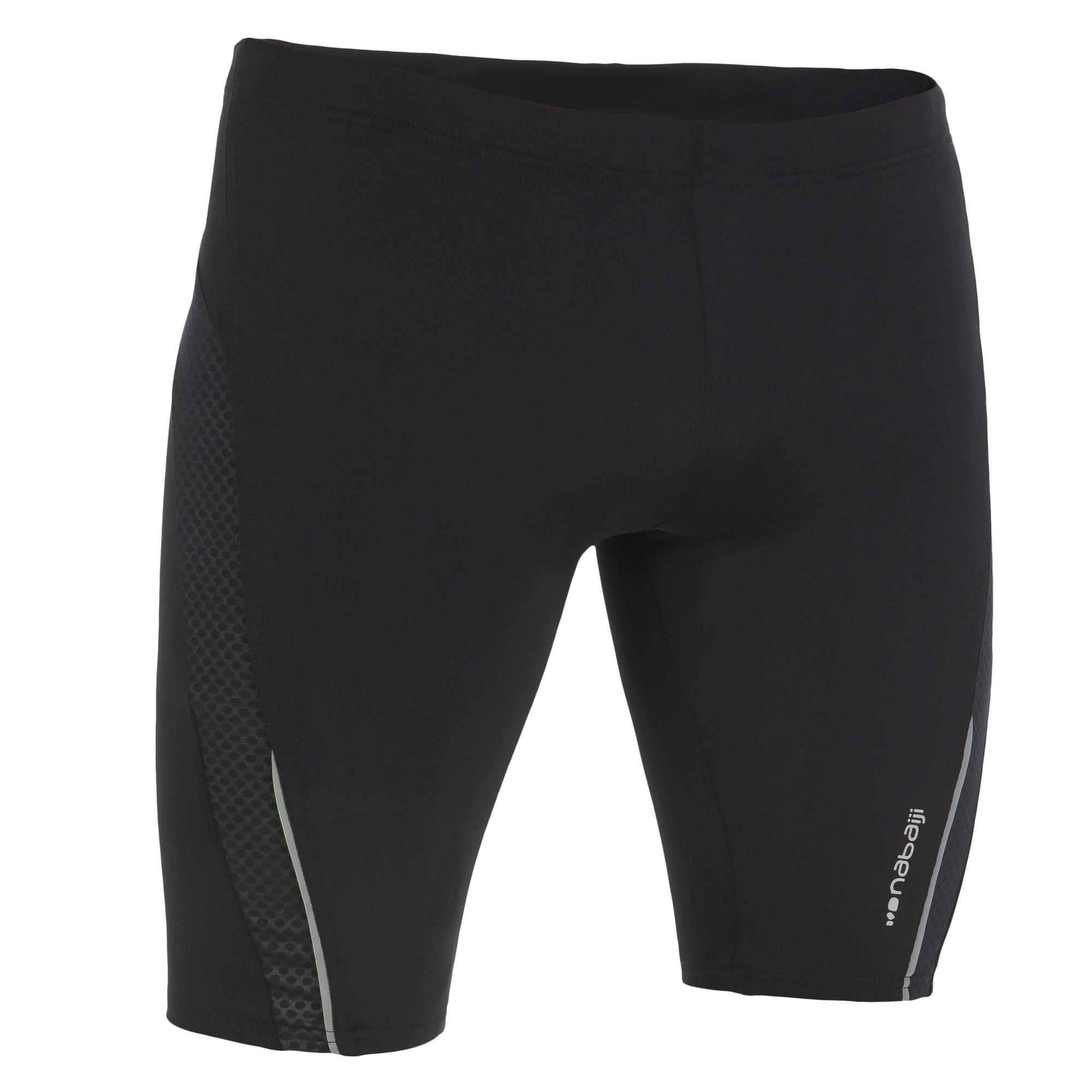 Nabaiji Badehose Jammer Fit Herren schwarz/gelb