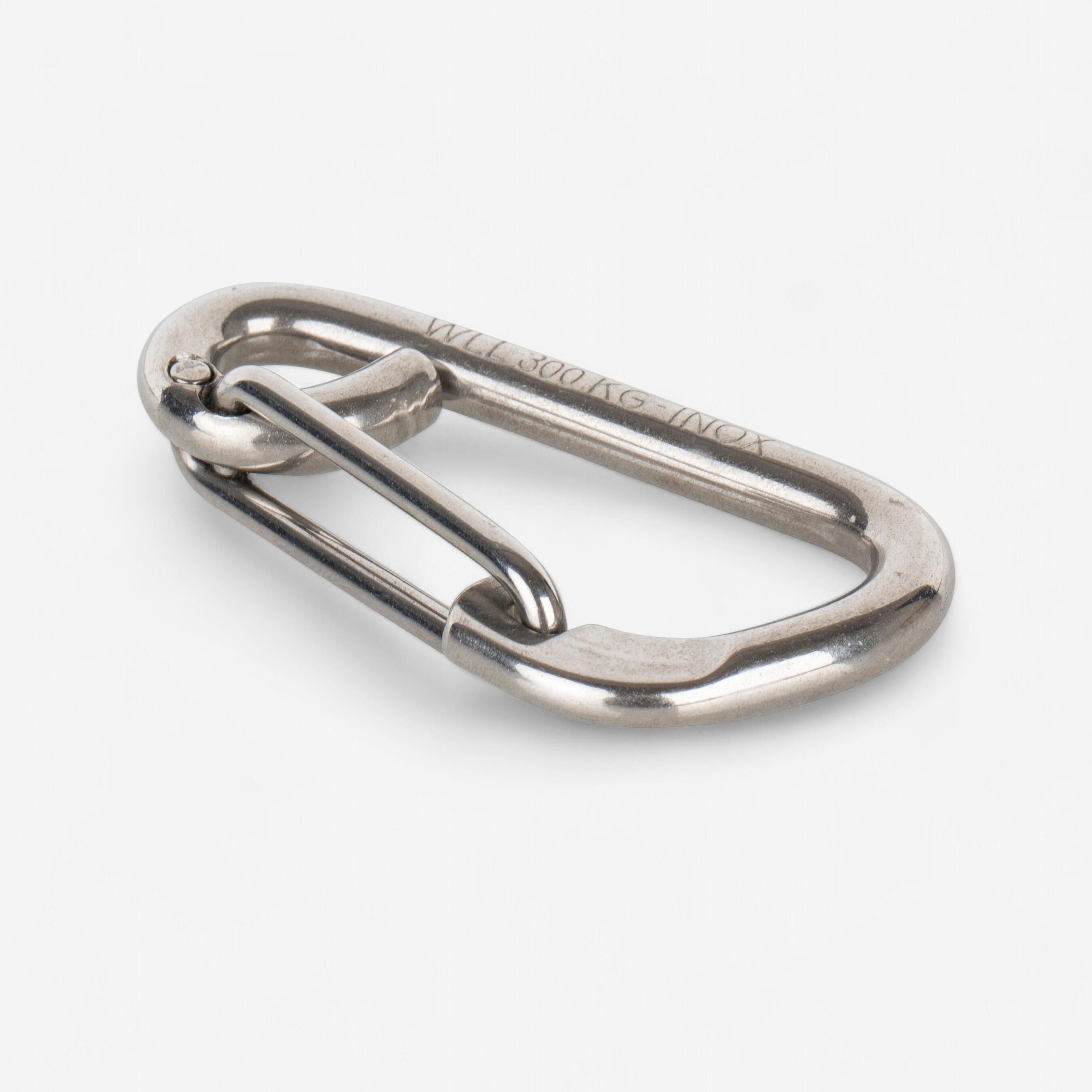 Wichard Schnappkarabiner asymmetrisch Segeln 8 mm rostfrei