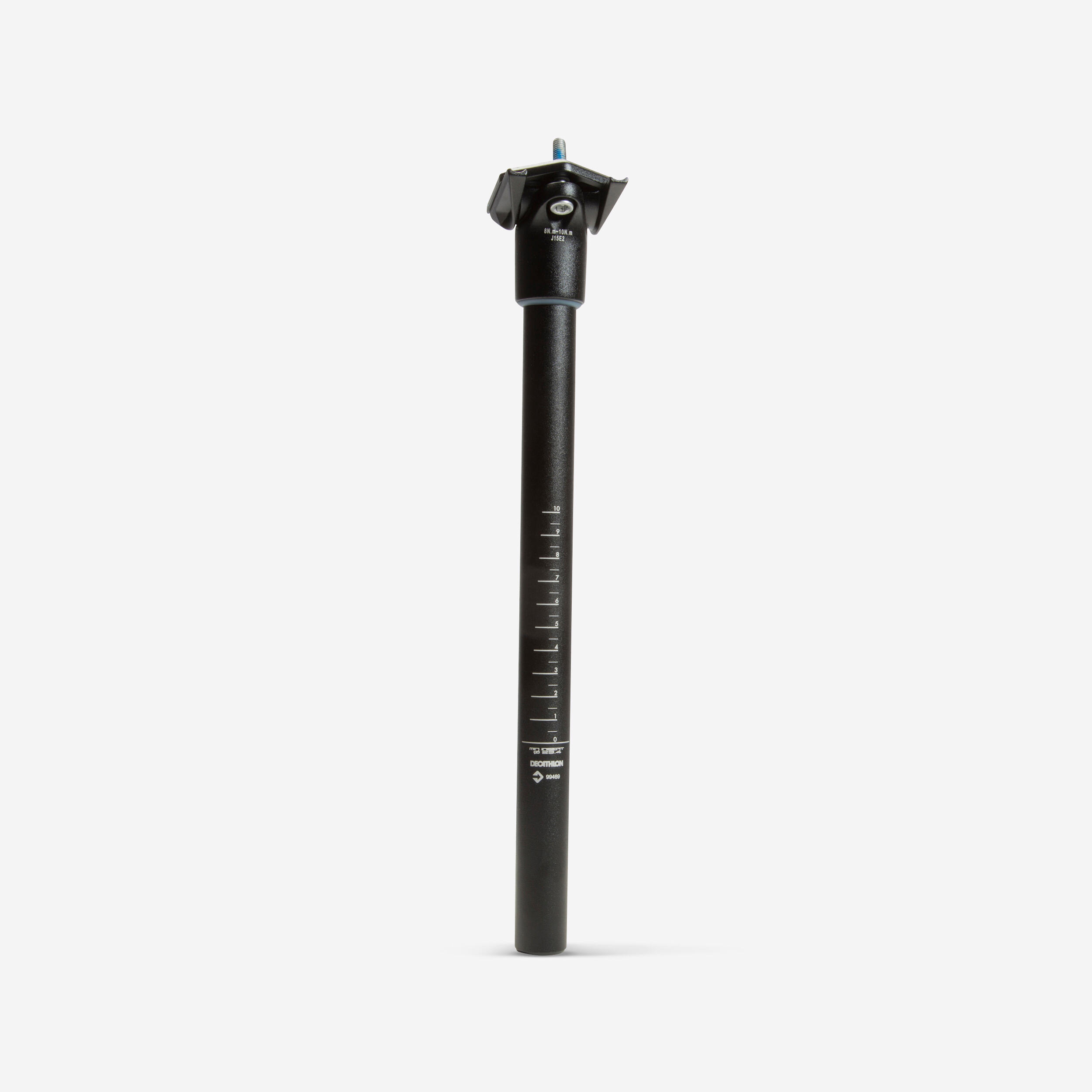 Decathlon Sattelstütze für 23,4 und 25-27,2 mm Durchmesser, schwarz