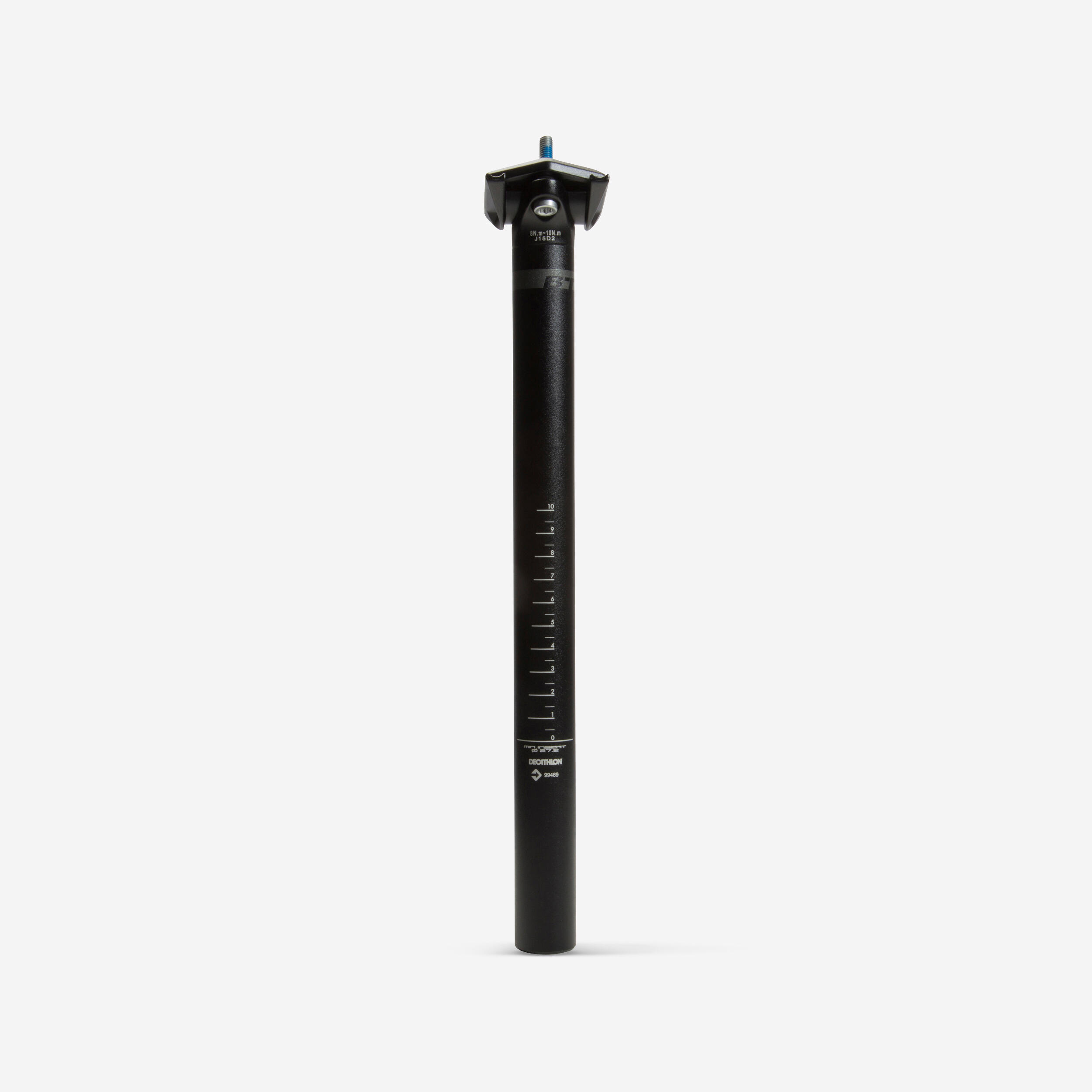 Decathlon Sattelstütze 27,2 mm – mit Adapter für 29,8 bis 33 mm