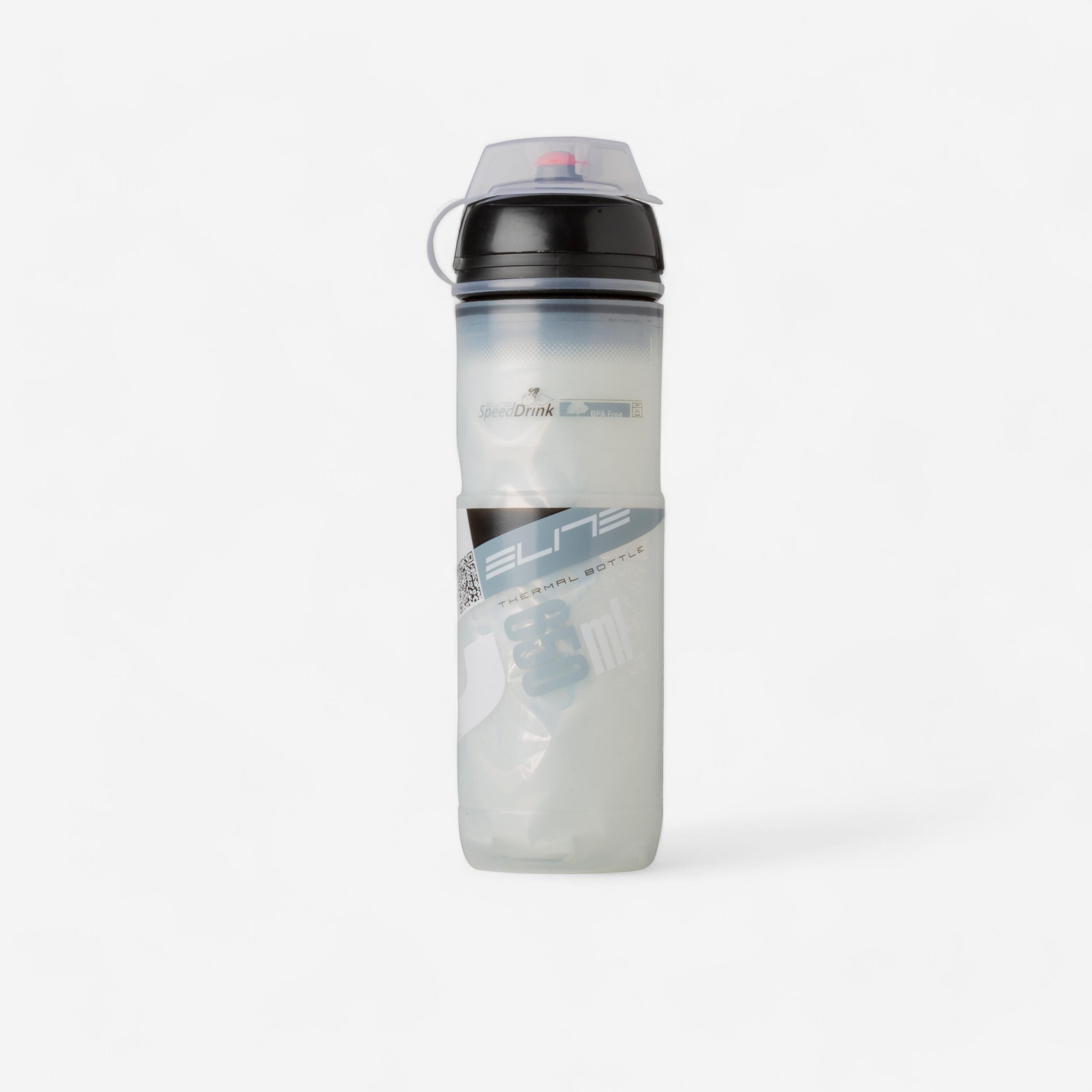 Elite Trinkflasche Fahrrad Elite Iceberg isolierend 650 ml weiß