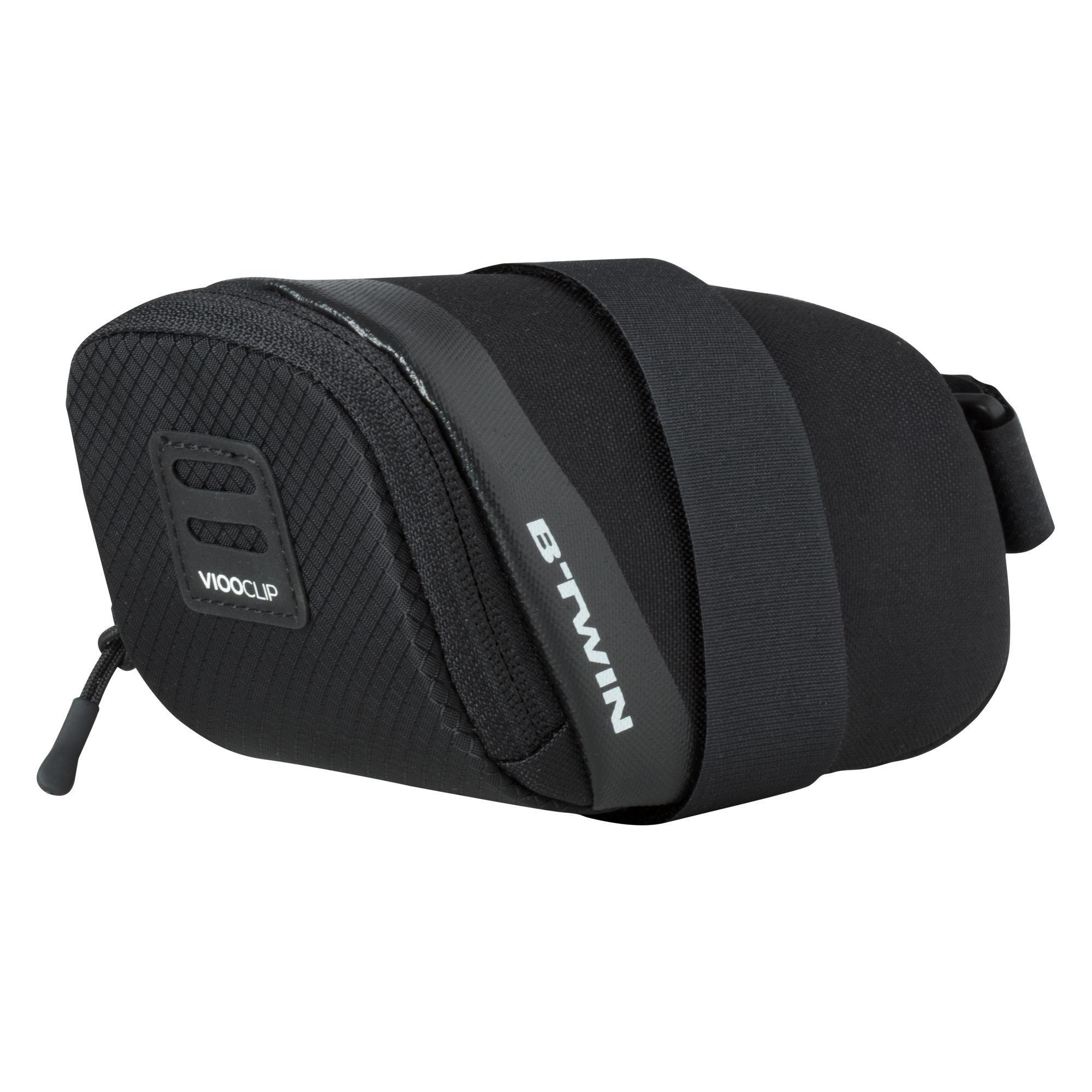 Btwin Satteltasche 500 M 0,6 Liter schwarz
