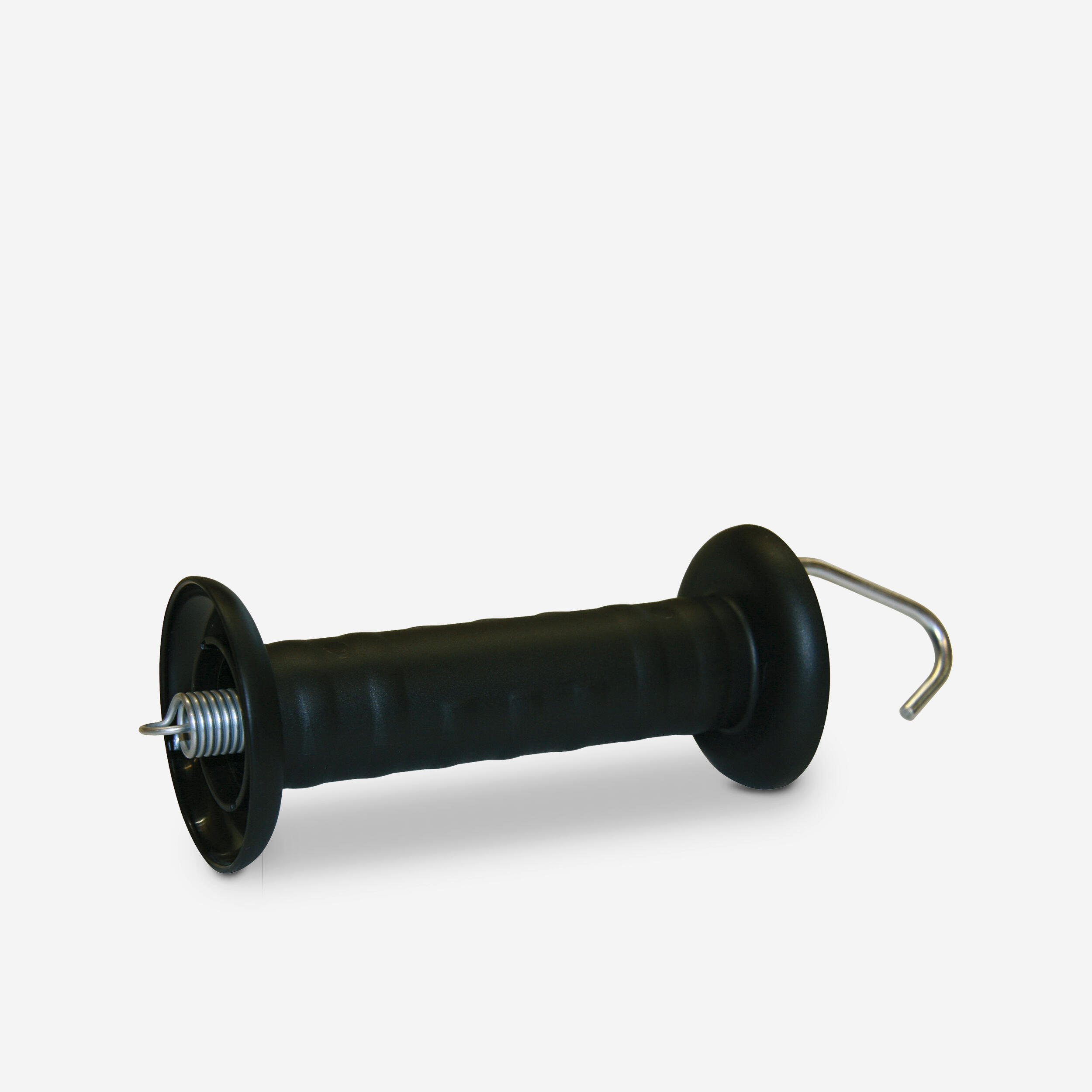 Ako Weidezaun-Torgriff mit Haken für Zaunband und Elektroseil schwarz