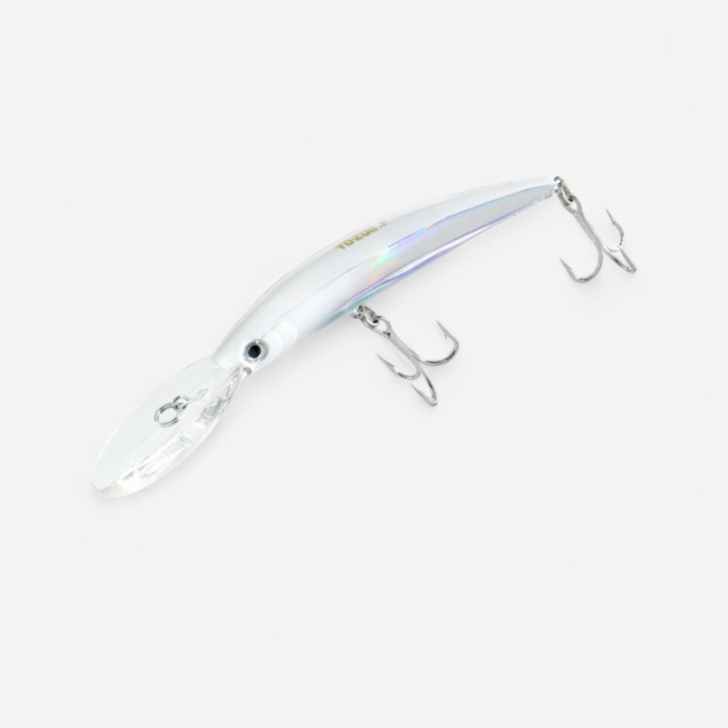 Yo-zuri Wobbler Crystal Deep Diver 110 weiß