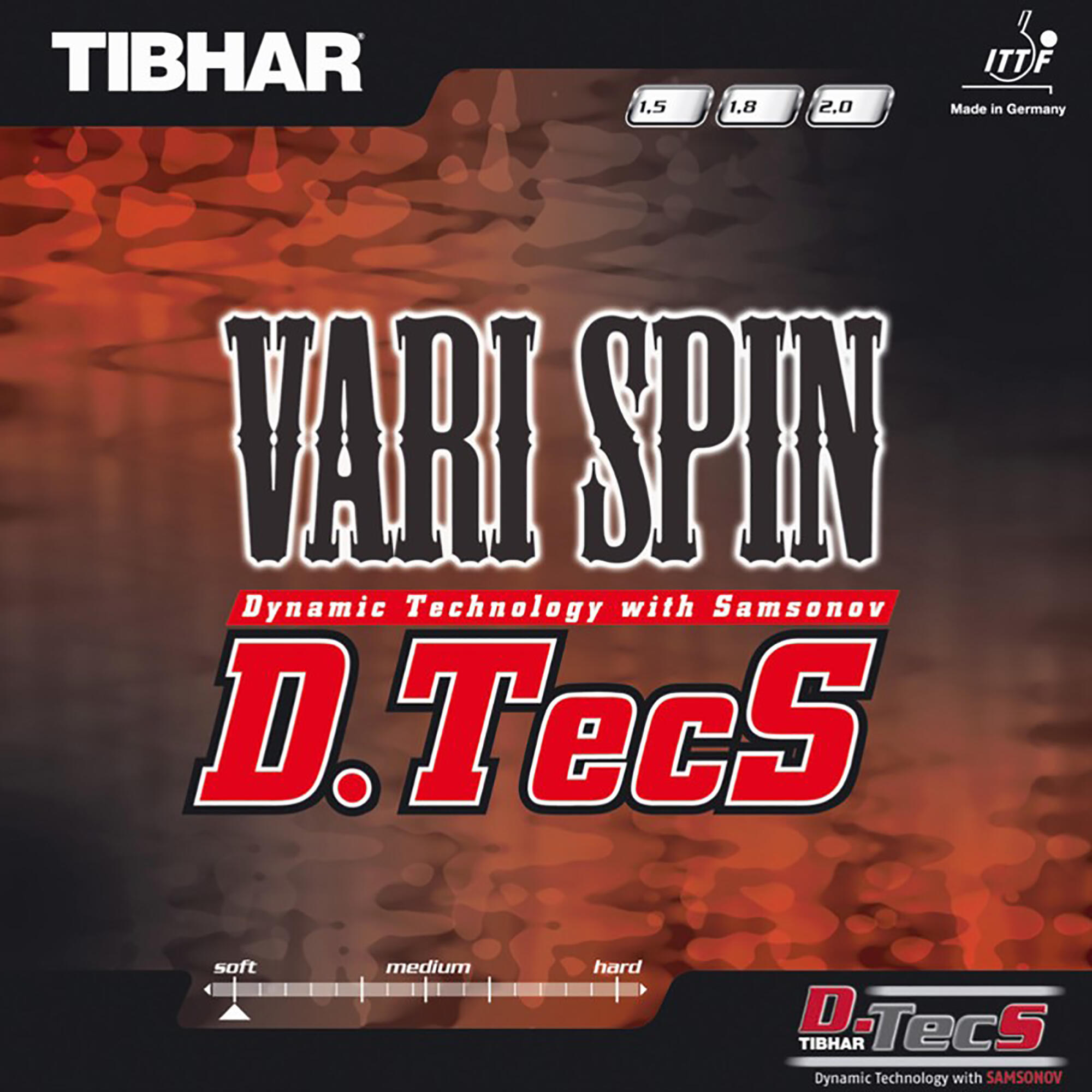 Tibhar Tischtennisbelag Vari Spin D.TecS