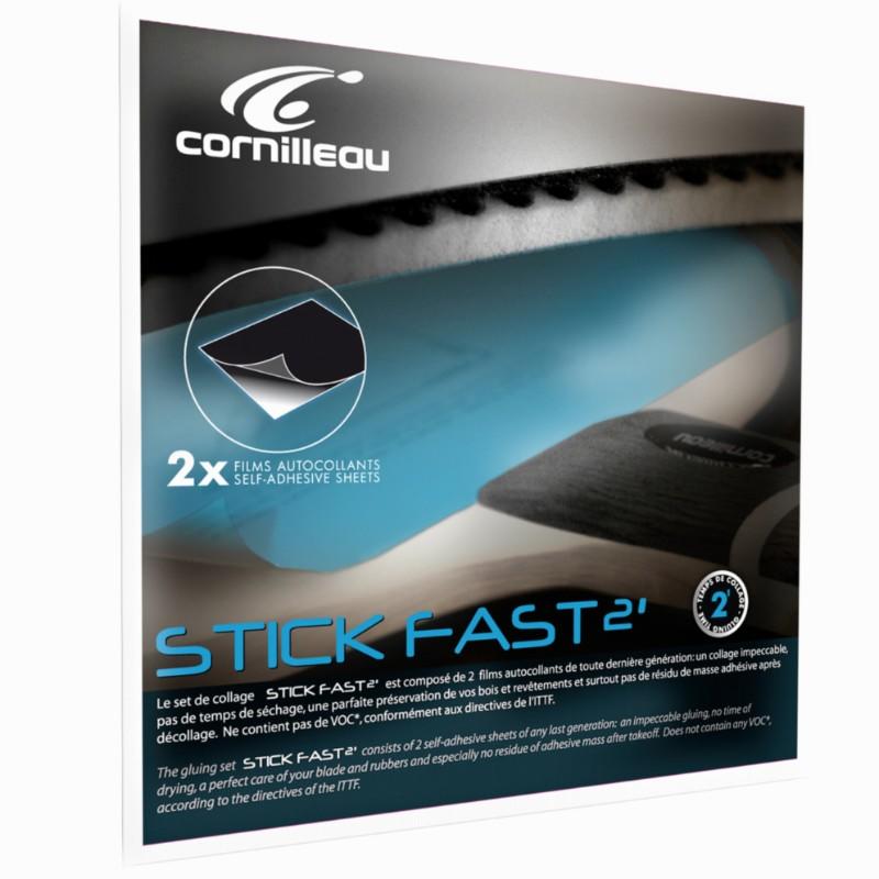 Cornilleau Klebefolie für Tischtennisbelag Stick Fast 2 Stück