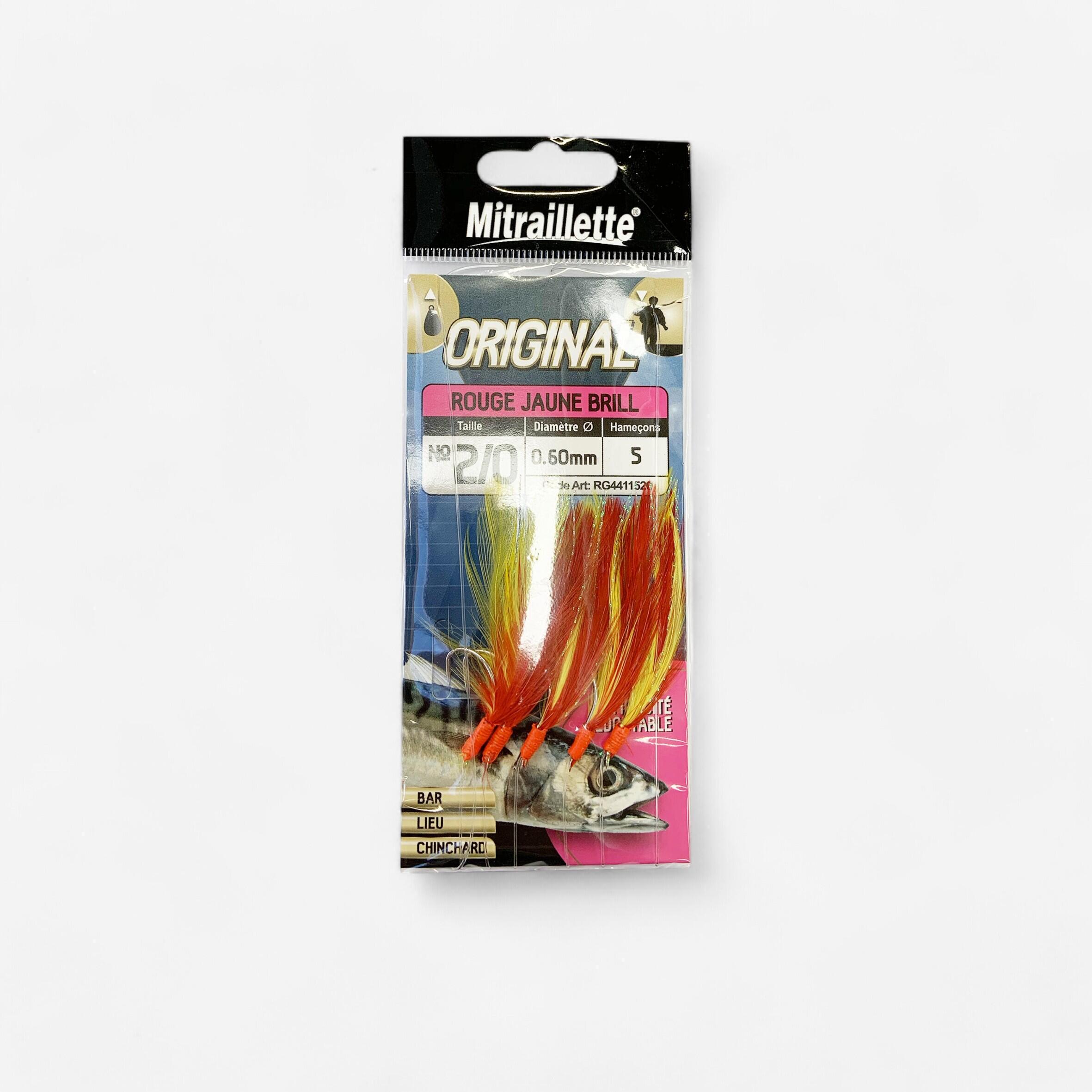 Ragot Paternostermontage rot/gelb 2/0