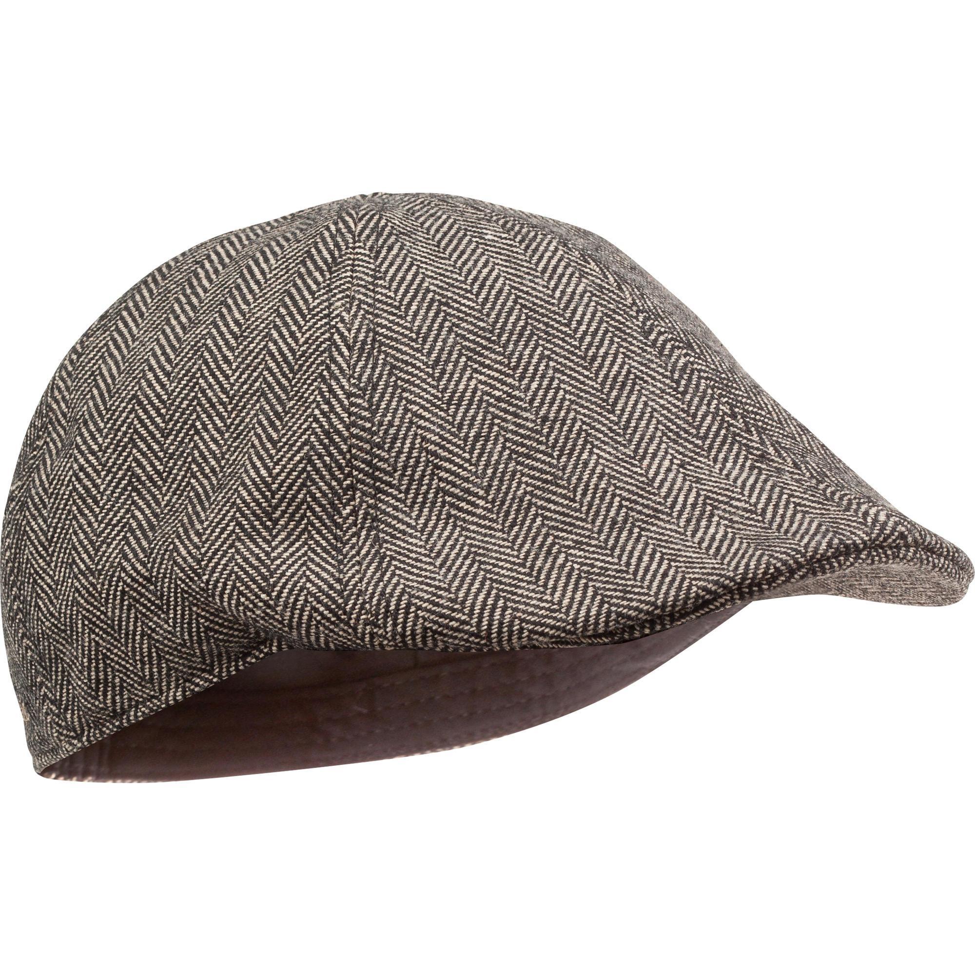 Solognac Schirmmütze Tweed wasserabweisend flach beige