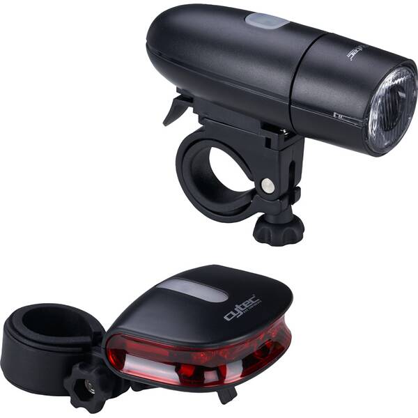 CYTEC Fahrradlicht-Set 23 LUX Batterie StVZO