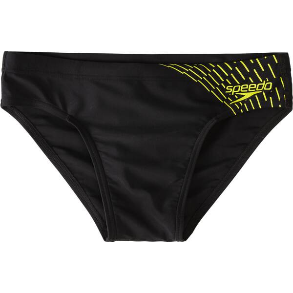 SPEEDO Badehose MEDLEY LOGO 7CM BRF AM BLK/GRN