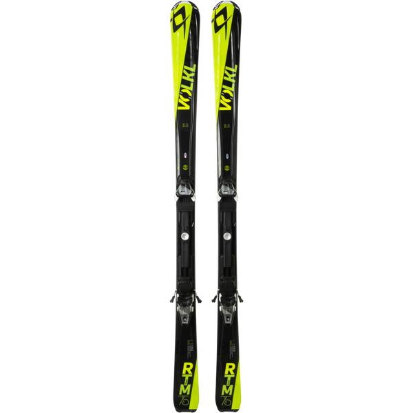 VÖLKL Damen All-Mountain Ski RTM 75 IS BLK/YELLOW+4MOTION 10.0