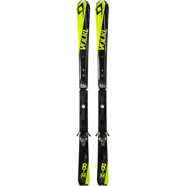VÖLKL Damen All-Mountain Ski RTM 75 IS BLK/YELLOW+4MOTION 10.0