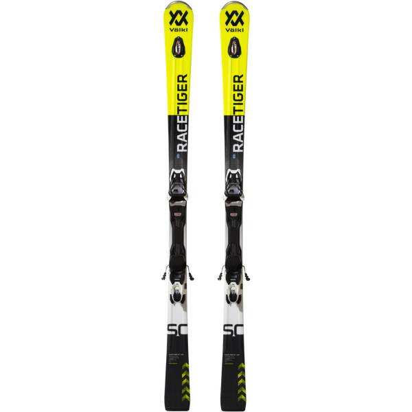VÖLKL Herren Racing Ski RACETIGER SC YELLOW+VMOTION 10 GW