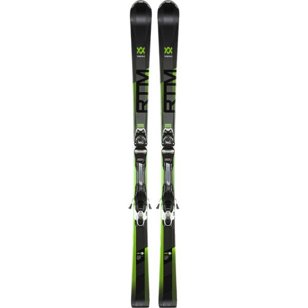 VÖLKL Kinder Racing Ski RTM 76 ELITE BLK/A.GREEN+VMOT 10 GW