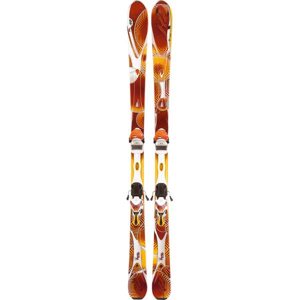 K2 Damen All-Mountain Ski Ski-Set Superburnin + Bdg. ERS 11.0 TC