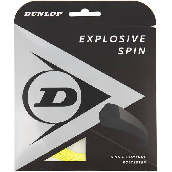 DUNLOP Tennissaite EXPLOSIVE SPIN 1.30mm 12m Set gelb